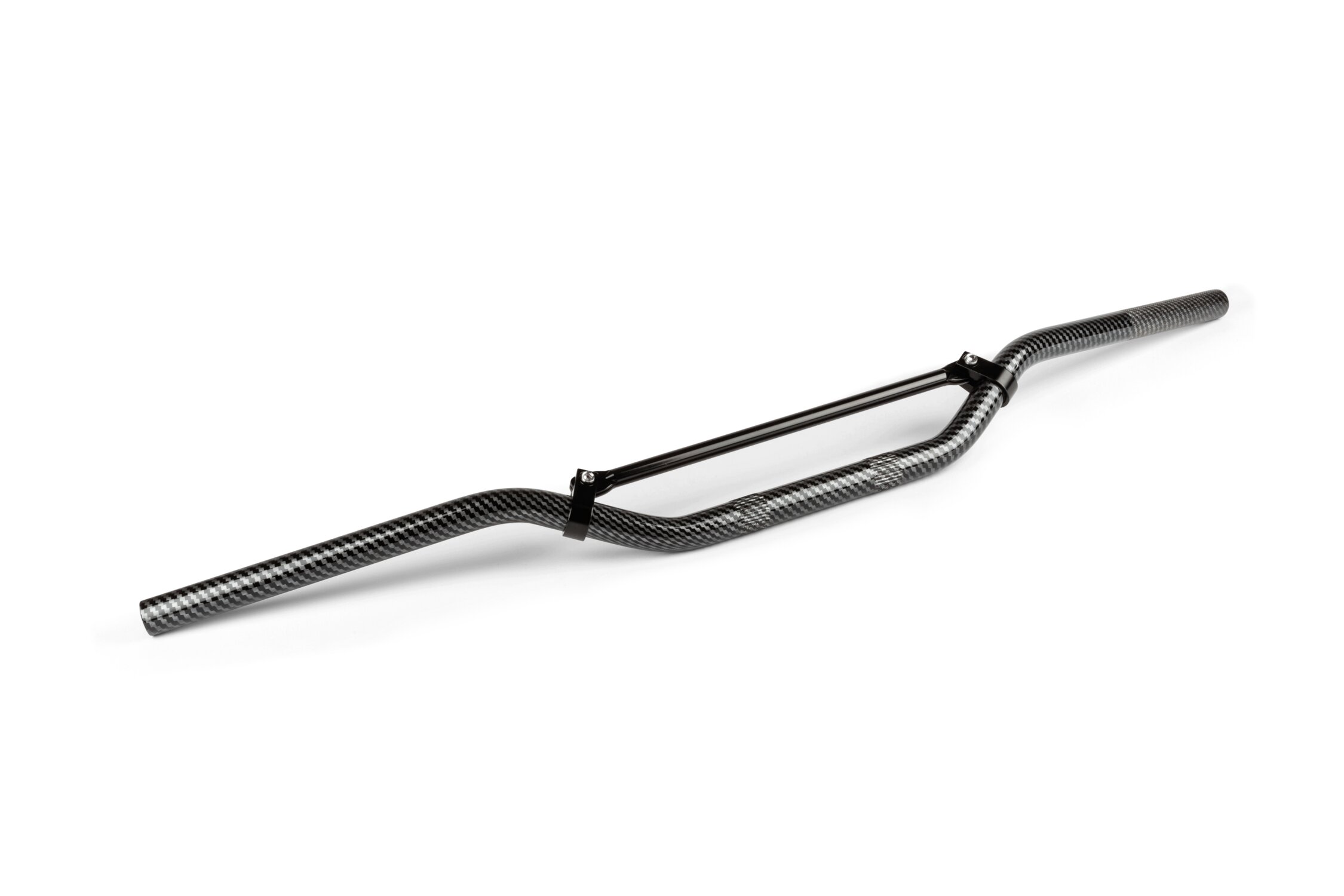 Guidon Moto 50 type cross 22mm Look Carbone