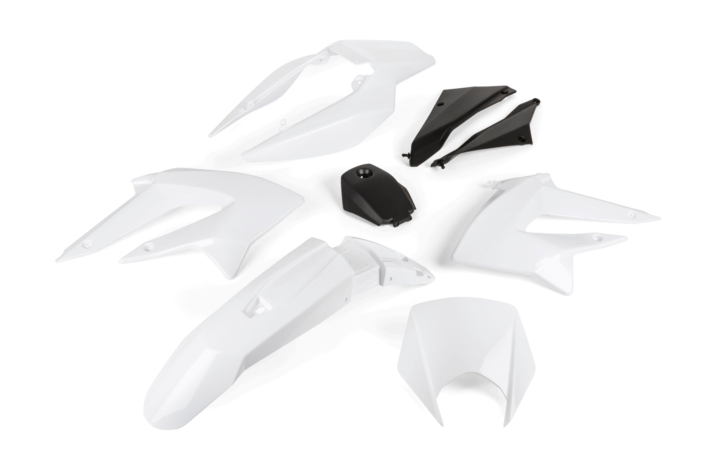 Kit carénage Derbi DRD X-Treme 2011 - 2017 Blanc 8 pièces