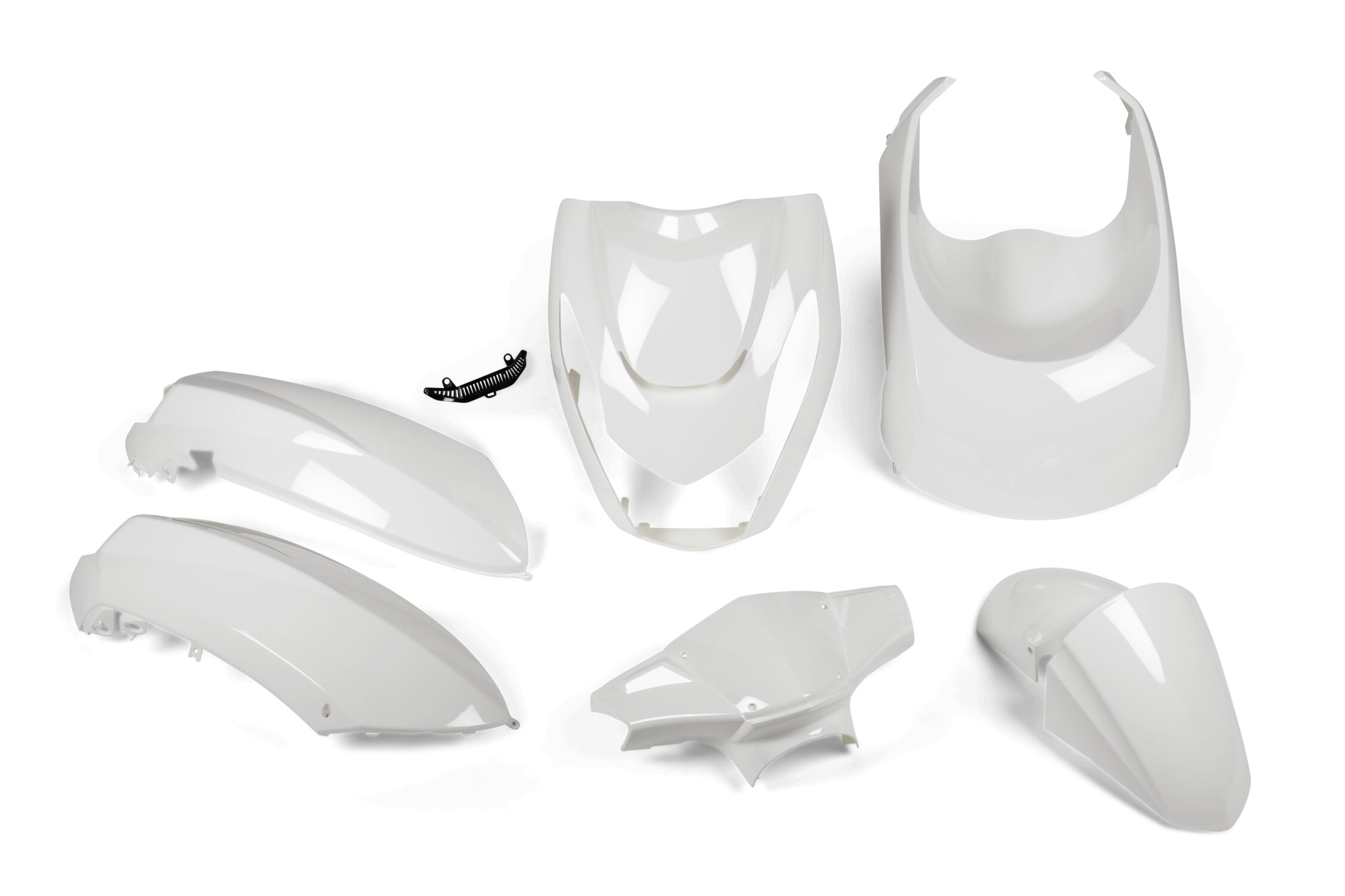 Kit carénage Peugeot Kisbee blanc 7 pièces