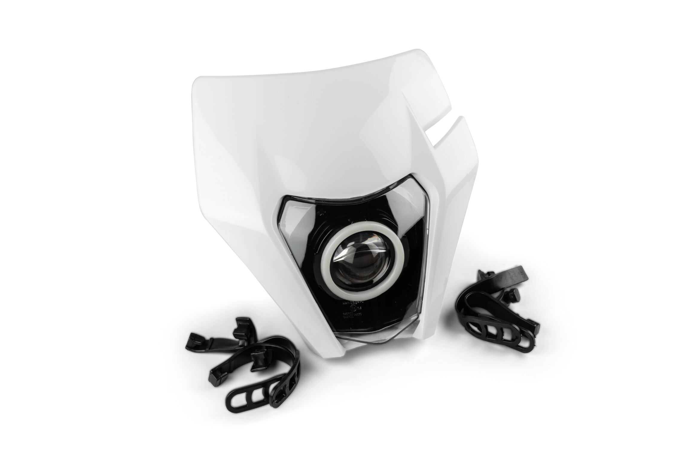 Plaque phare STR8 type KTM EXC avec LED RGB Blanc