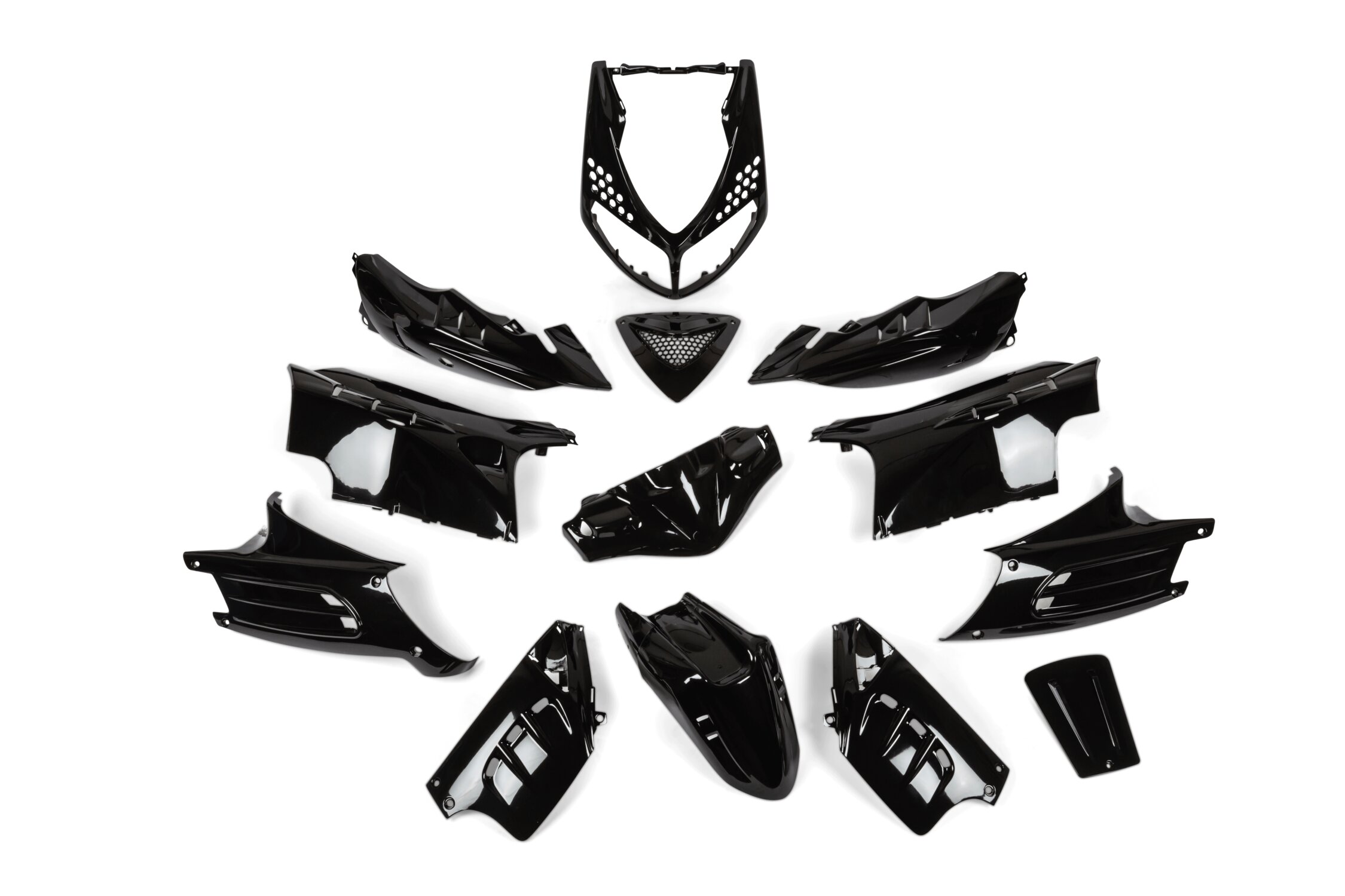 Kit habillage Peugeot Speedfight 2 Noir 13 pièces