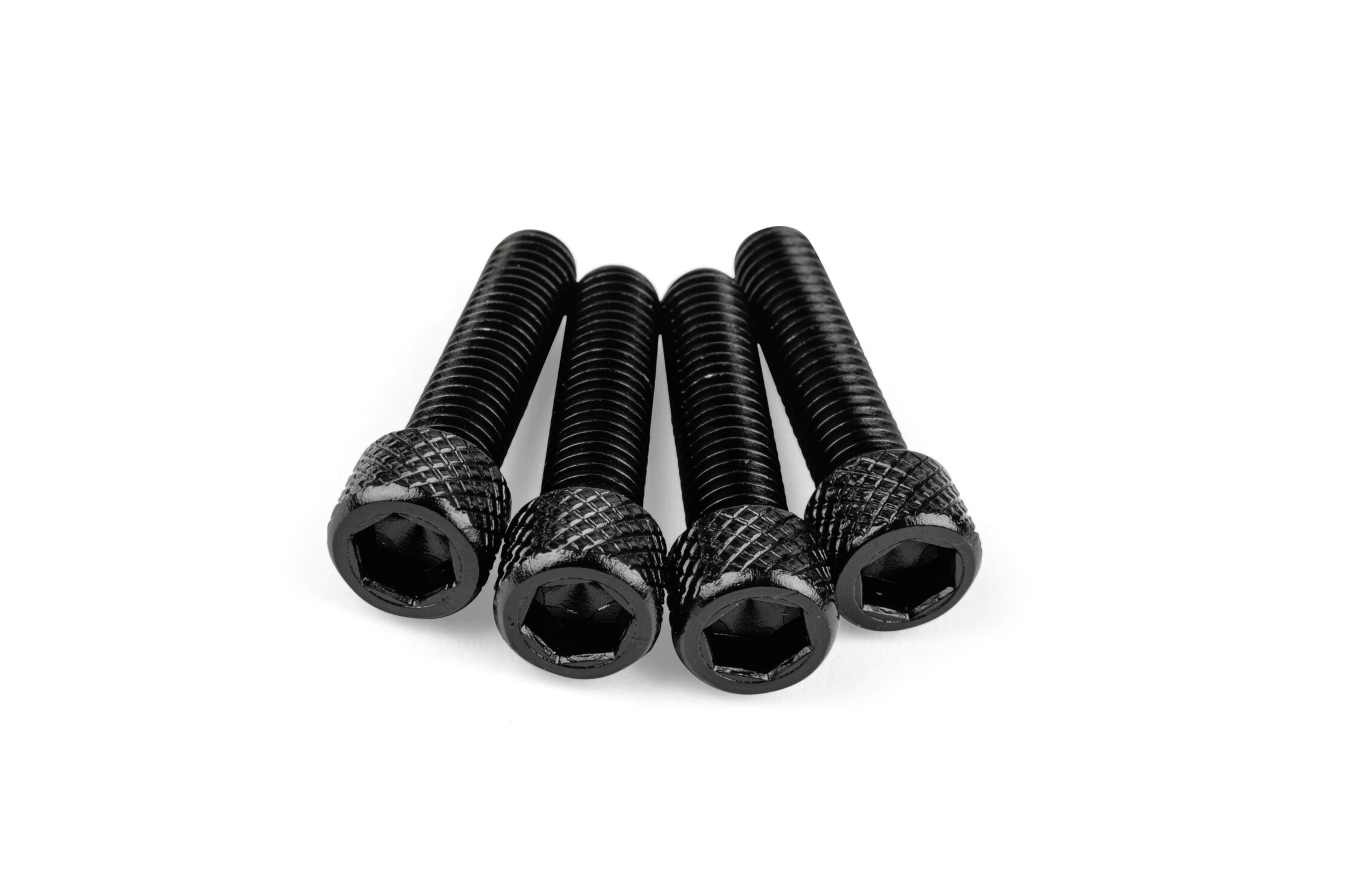 Kit visserie d'admission M6x25mm STR8 Alu Noir (x4)