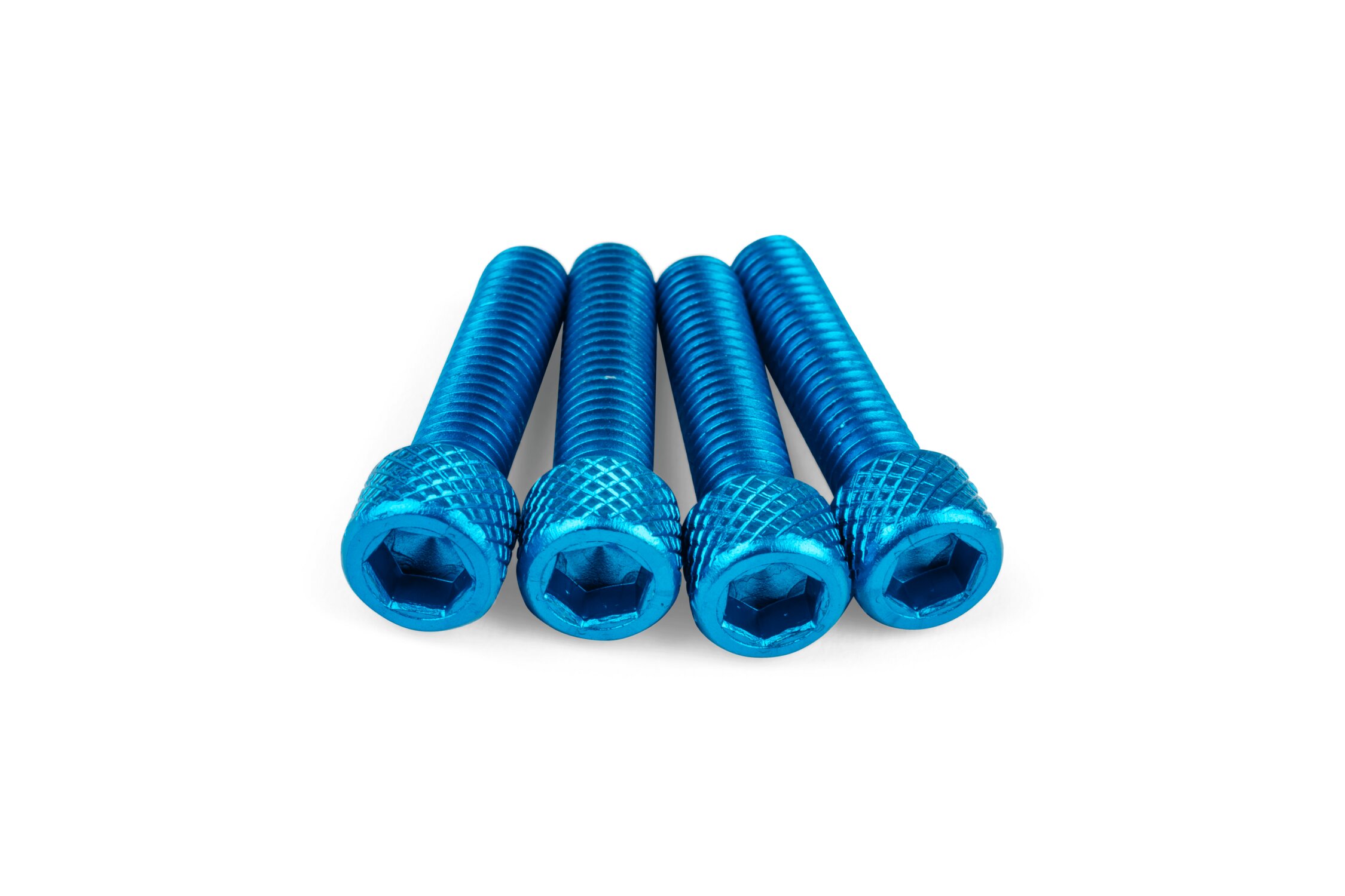 Kit visserie d'admission M6x25mm STR8 Alu Bleu (x4)