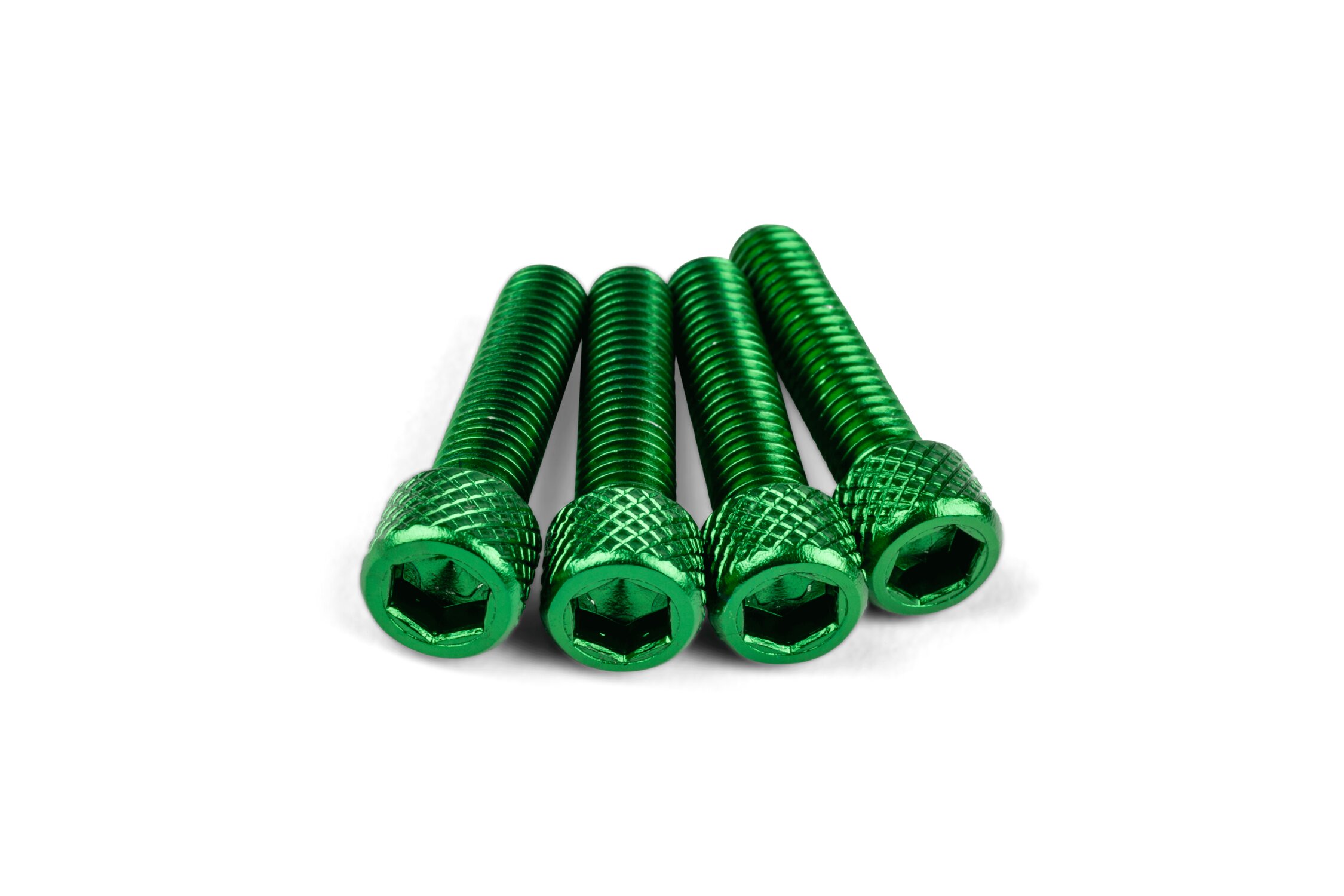 Kit visserie d'admission M6x25mm STR8 Alu Vert (x4)
