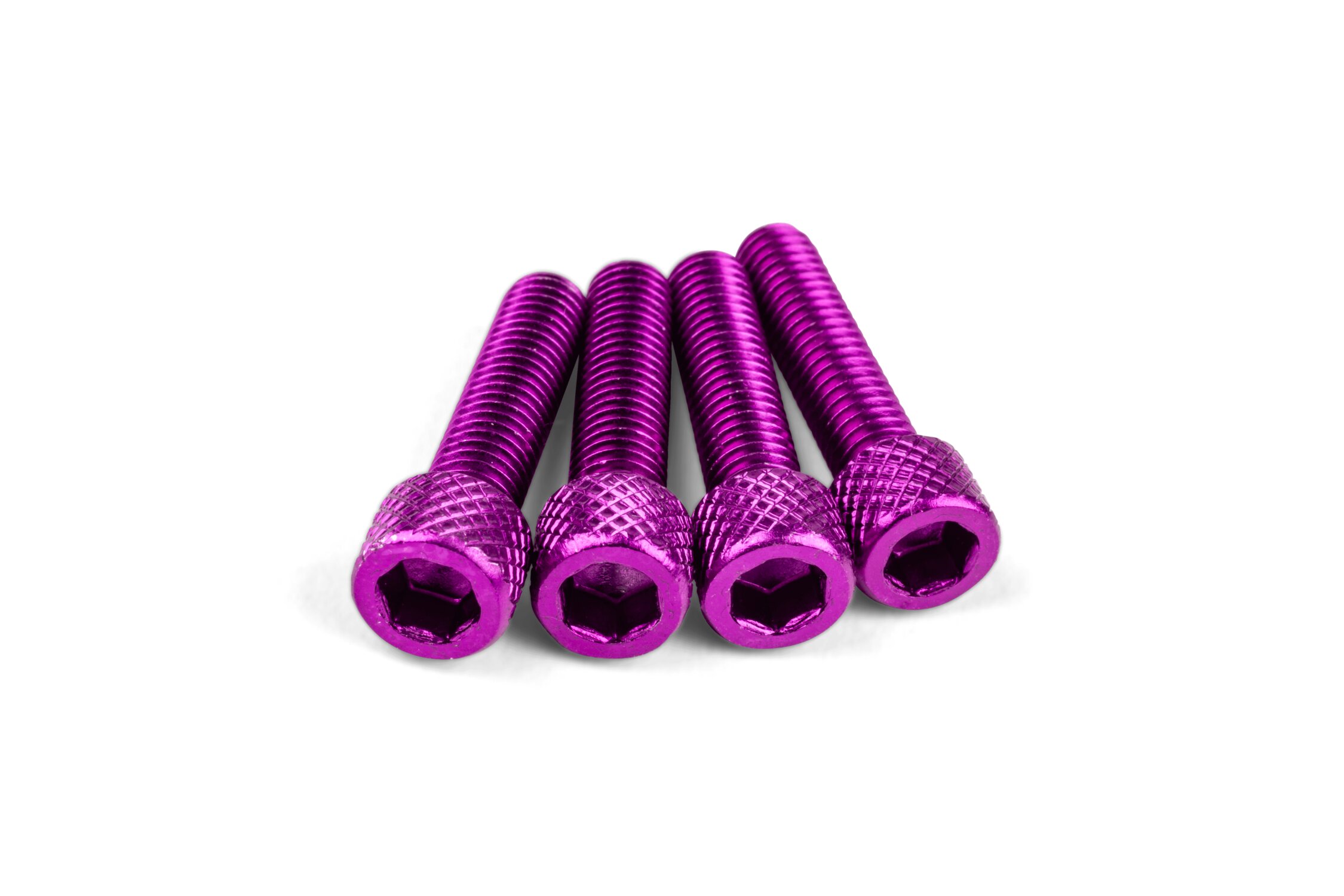Kit visserie d'admission M6x25mm STR8 Alu Violet (x4)