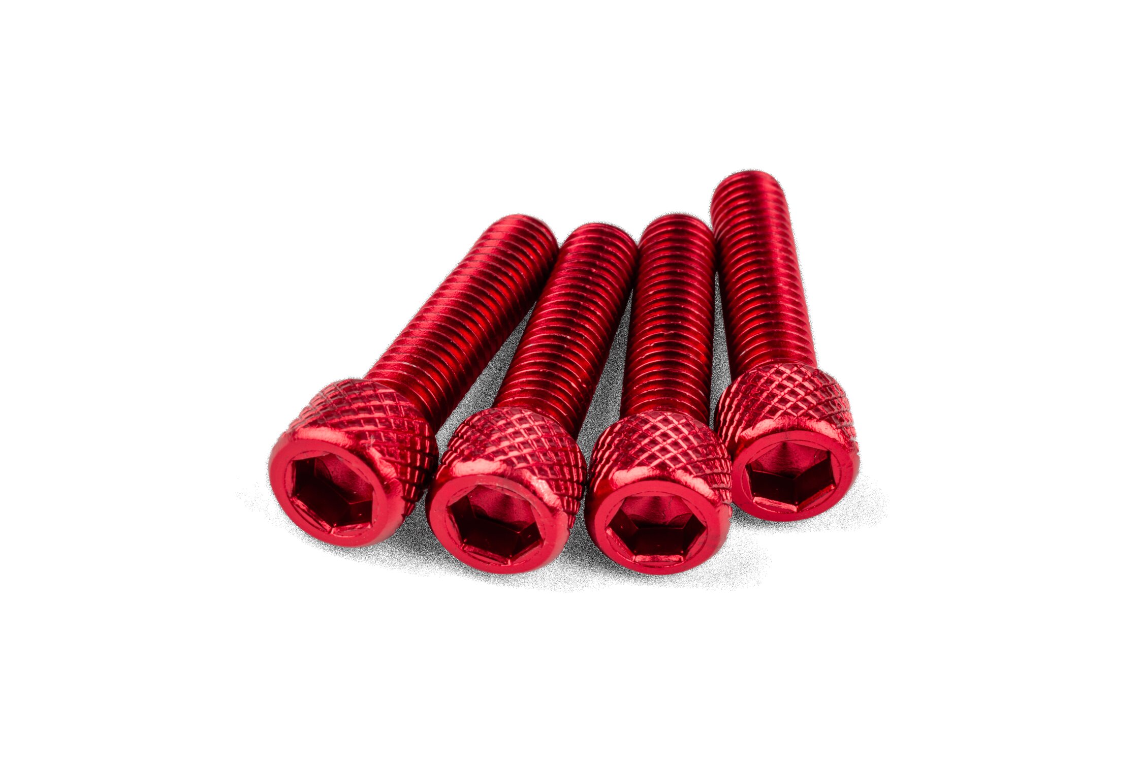 Kit visserie d'admission M6x25mm STR8 Alu Rouge (x4)