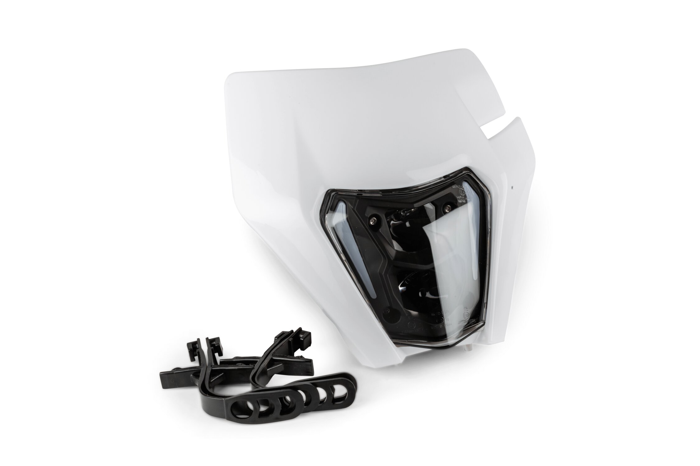 Str8 Plaque phare LED type KTM EXC V2 Blanc
