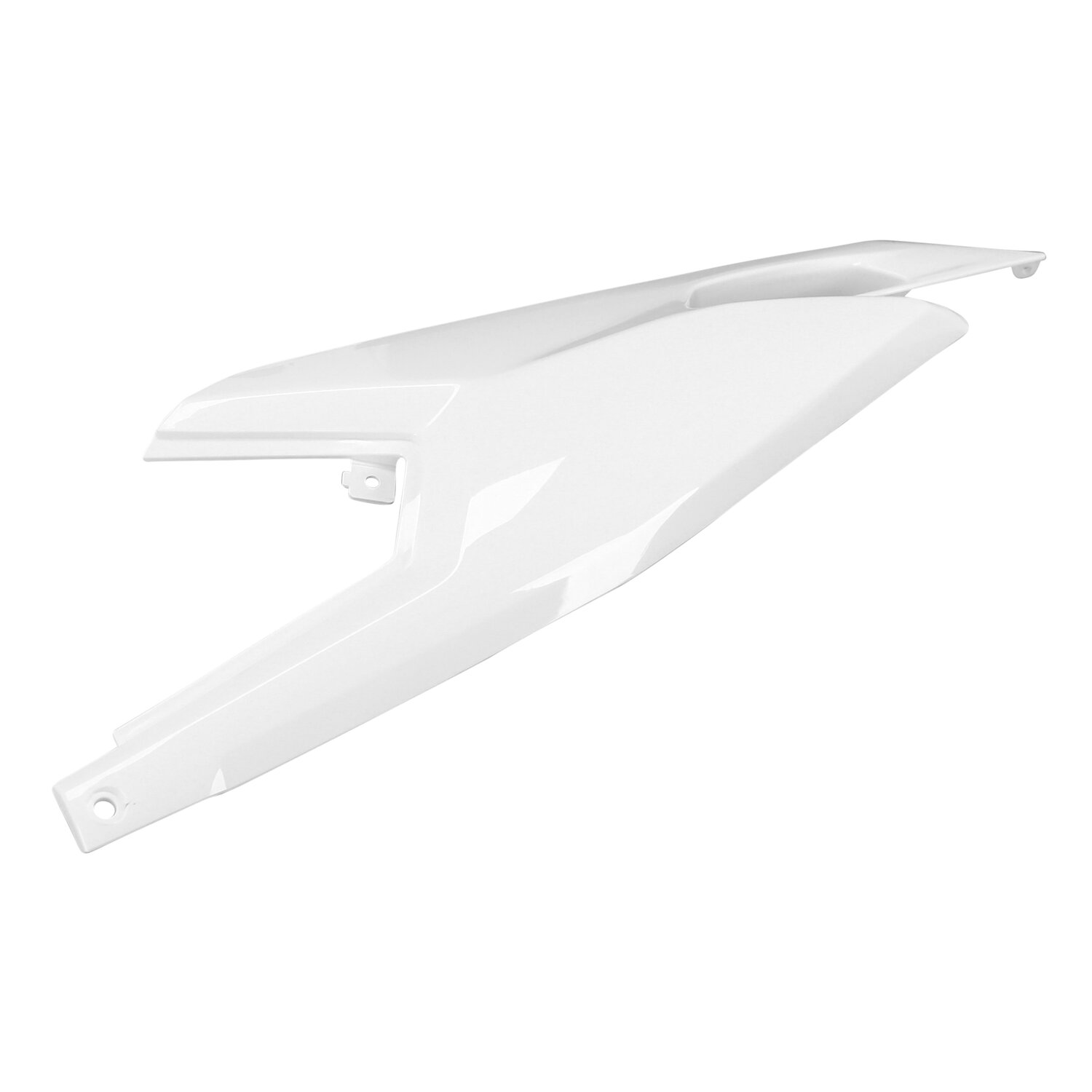 Aile arriÃ¨re gauche blanc brillant pour Gilera 50 SMT / Aprilia 50 SX