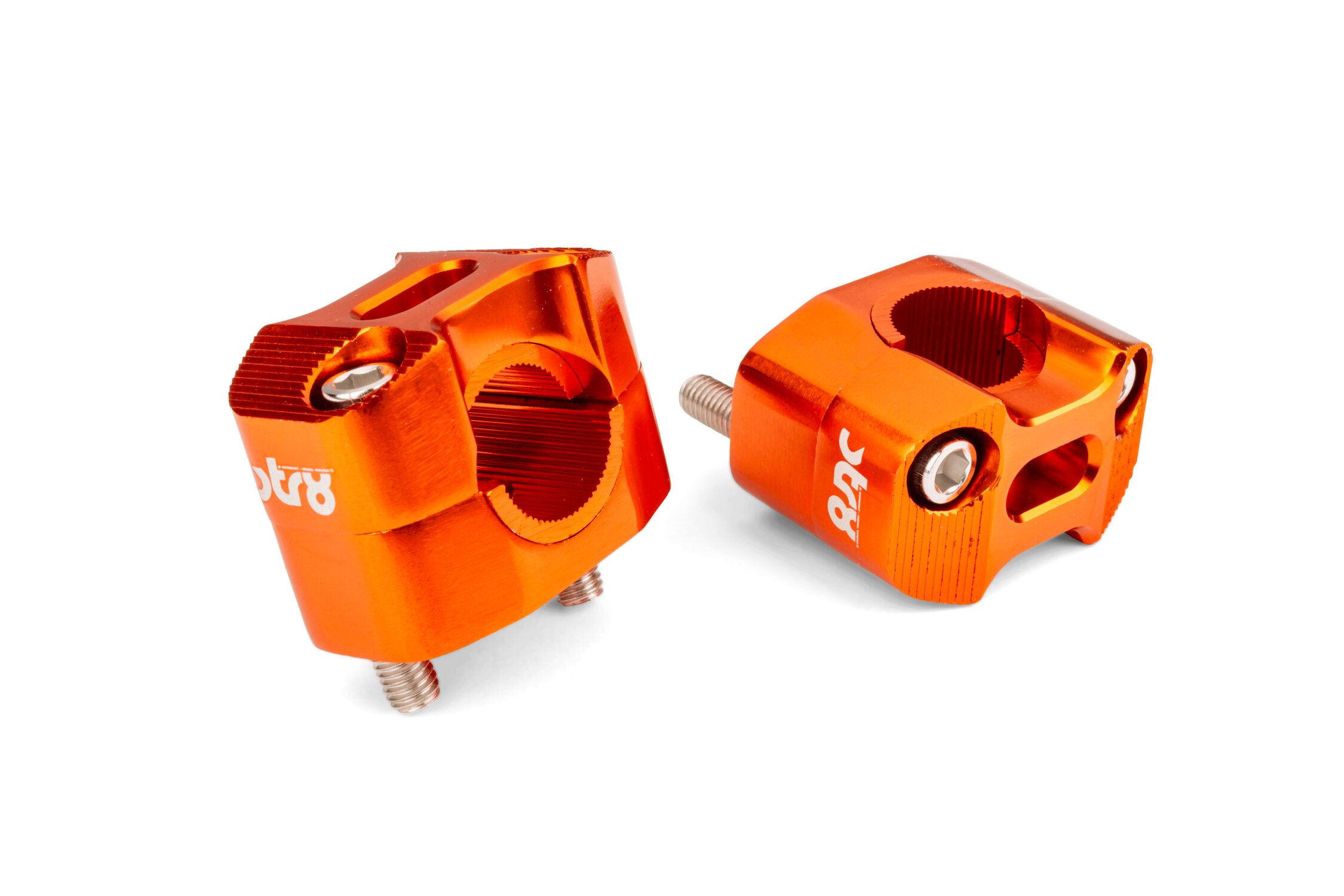 Pontet de guidon STR8 22 - 28mm Orange