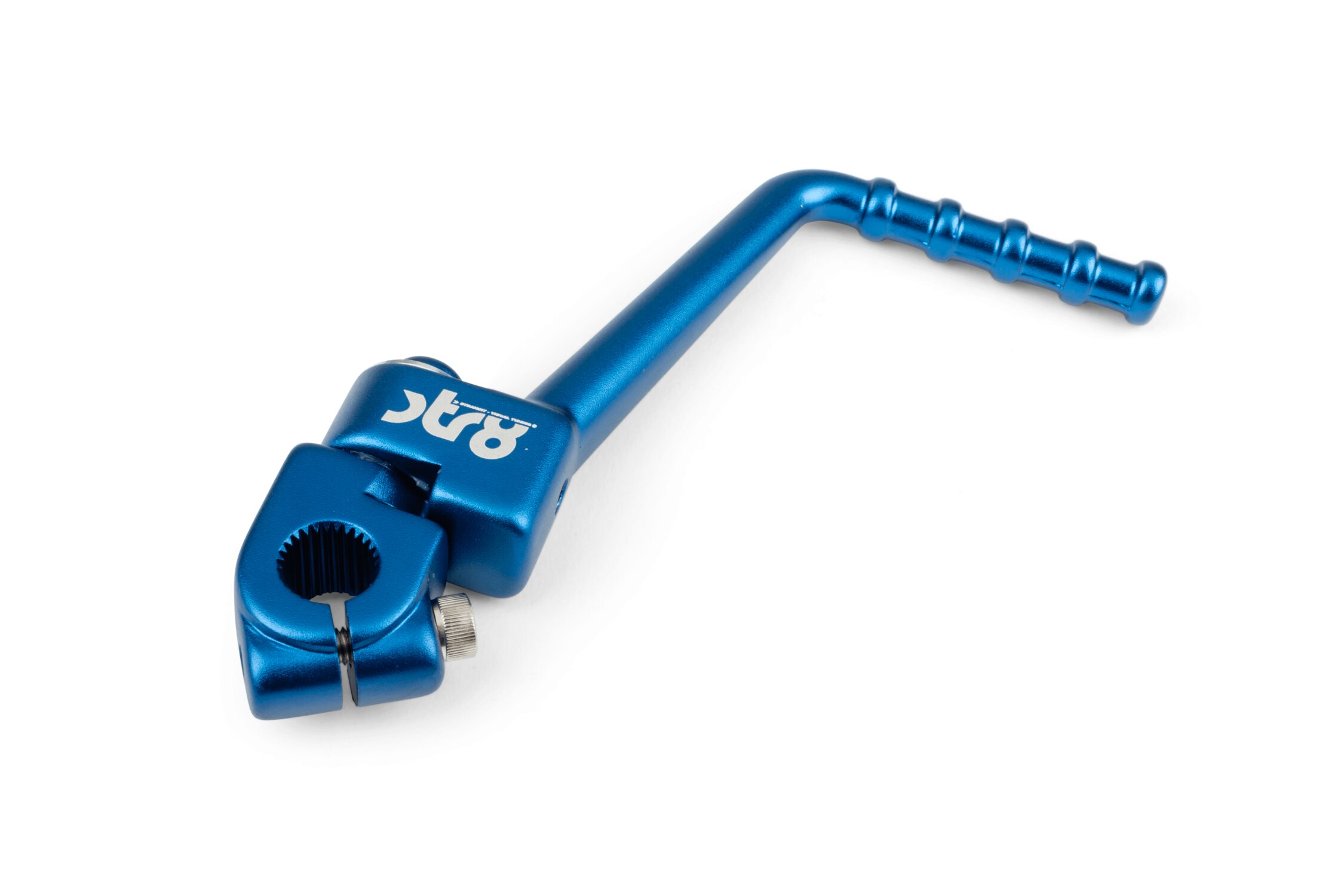 Kick de démarrage AM6 STR8 alu Bleu