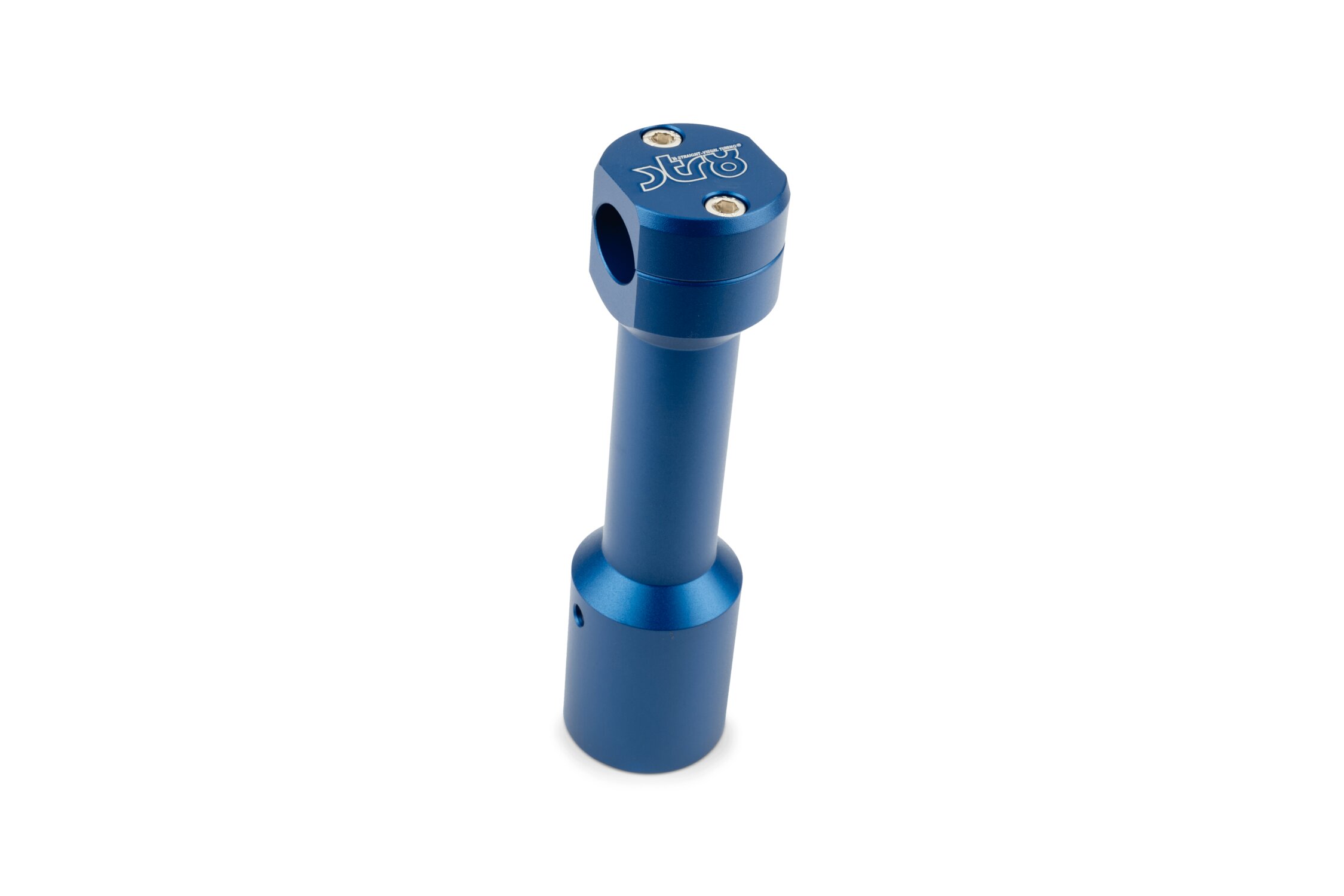 Potence de guidon droite STR8 MBK Nitro bleu mat