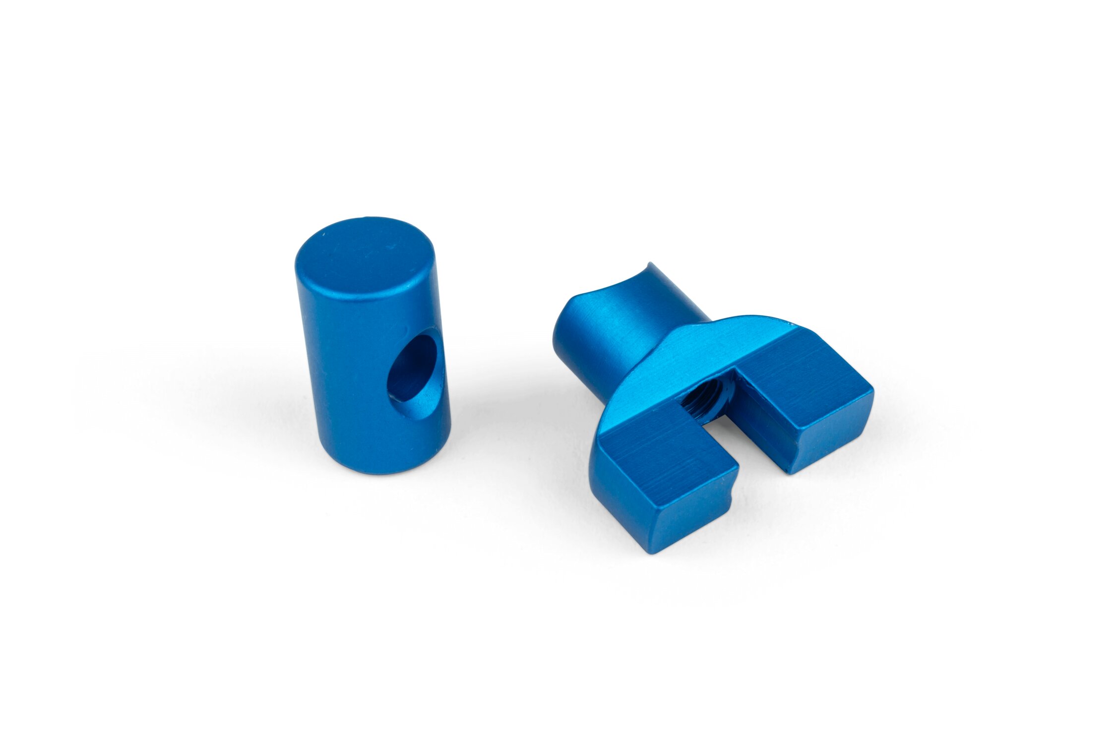 Kit écrou frein arrière STR8 M6 Alu Bleu