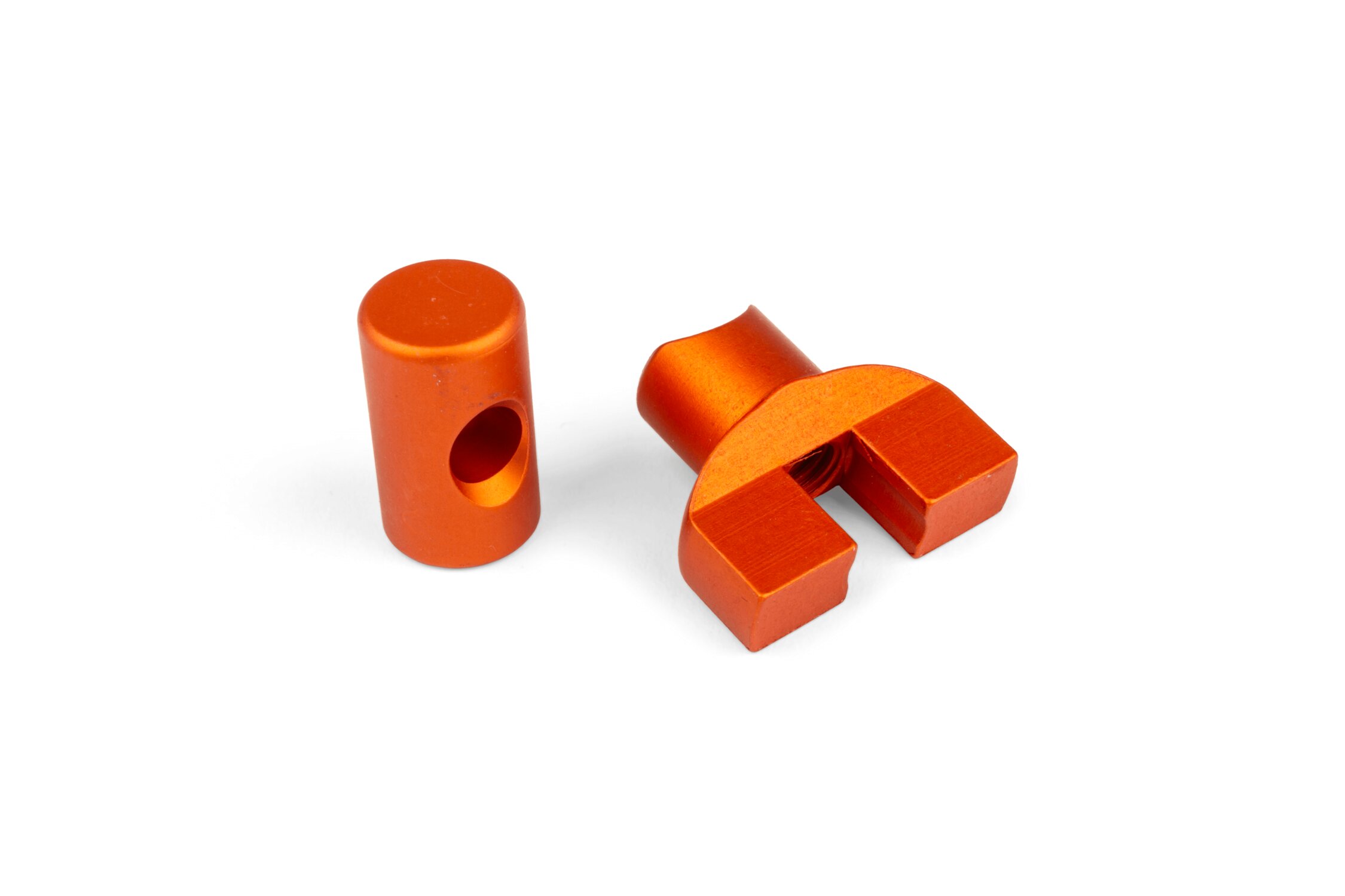Kit écrou frein arrière STR8 M6 Alu Orange