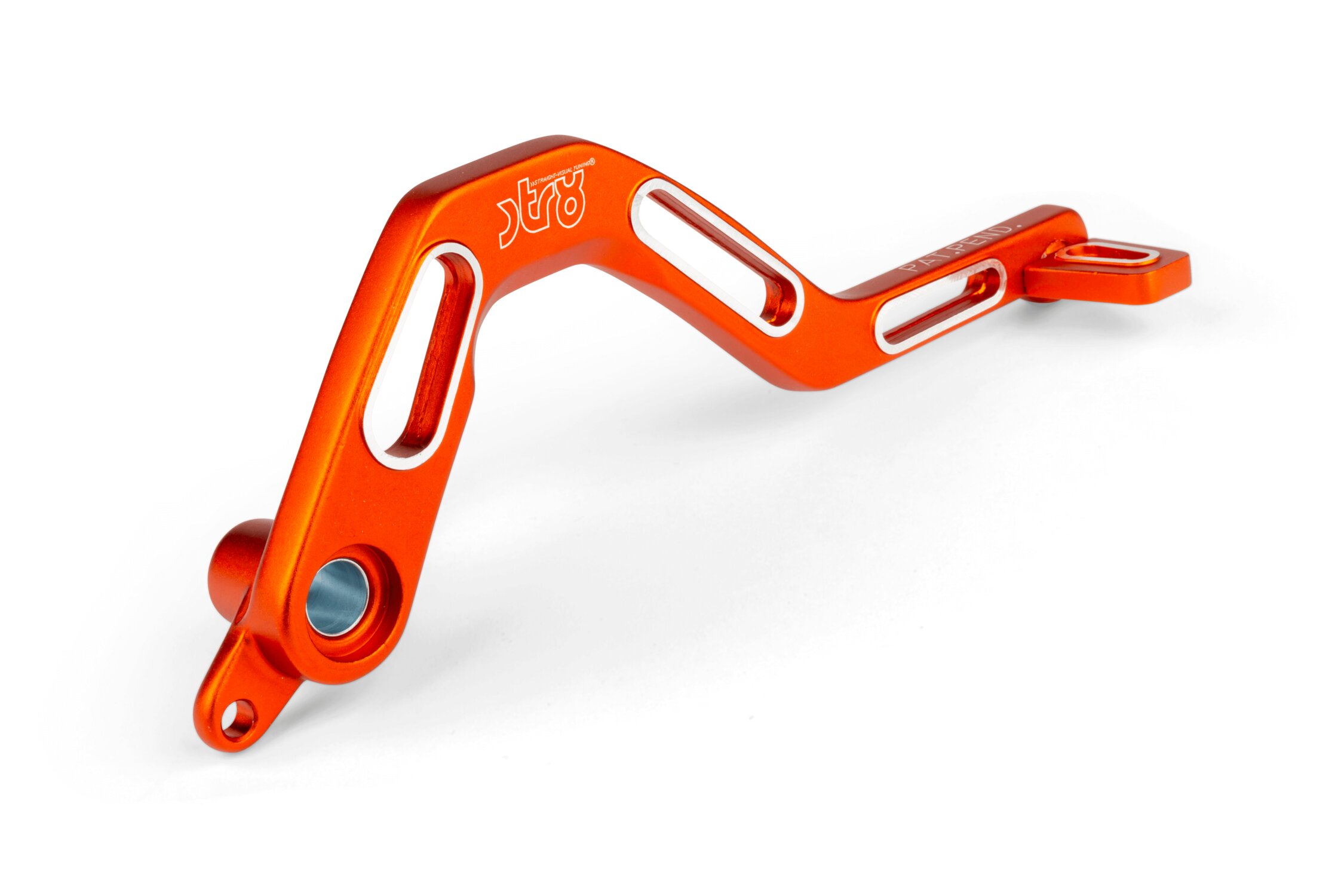 Pédale de frein STR8 Lighty Derbi alu Orange