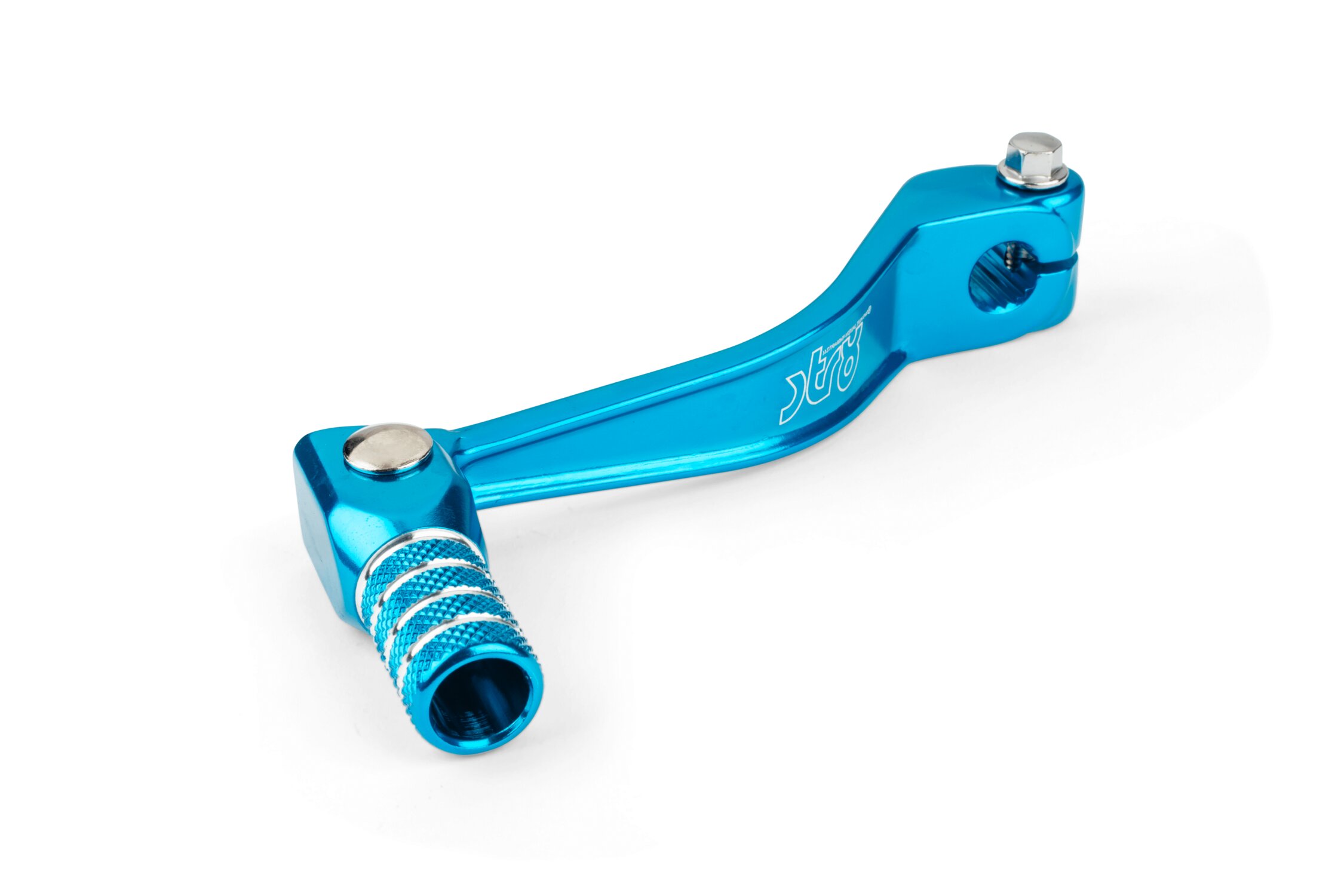 Sélecteur de vitesse STR8 Derbi alu Bleu