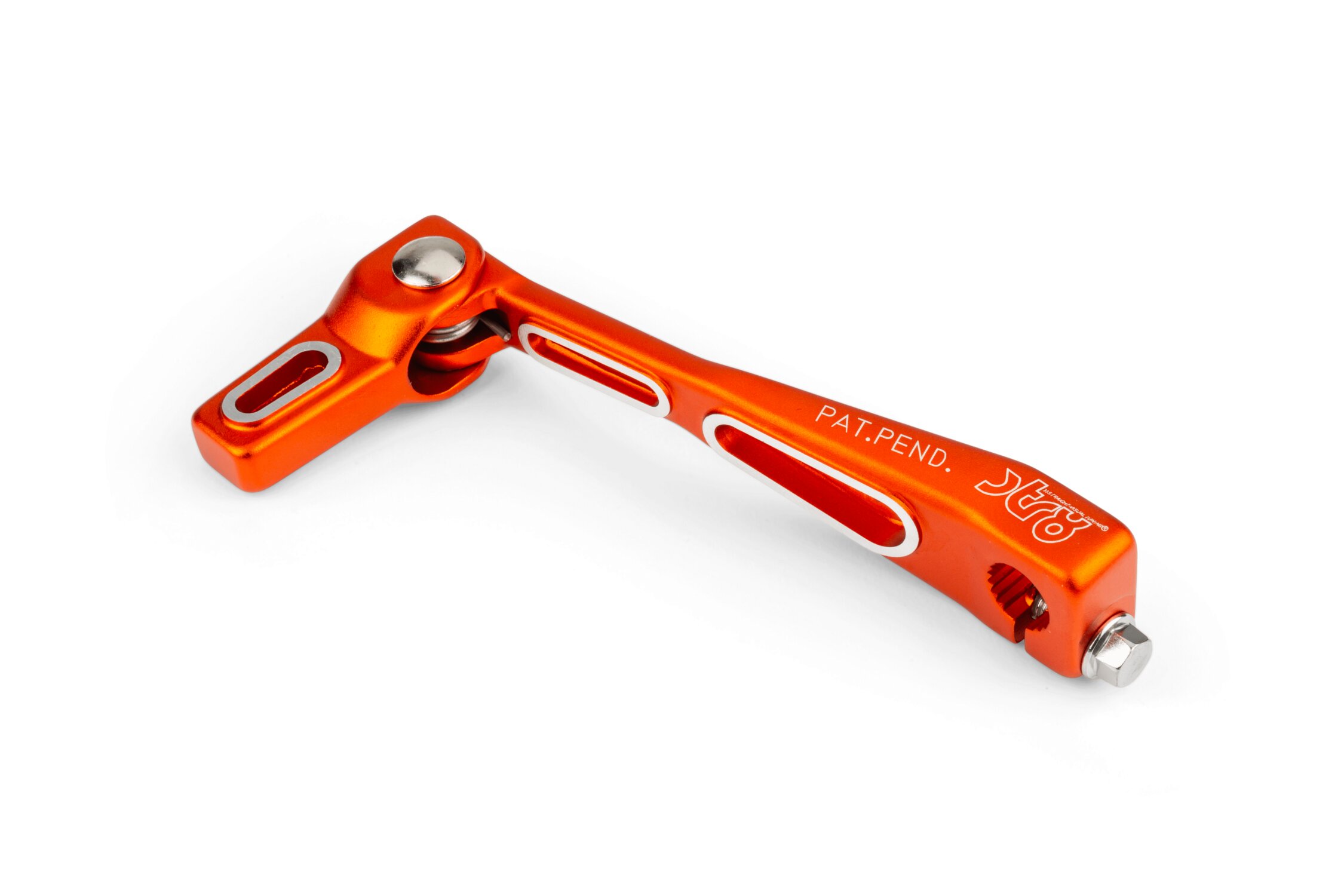Sélecteur de vitesse STR8 Lighty Derbi alu Orange