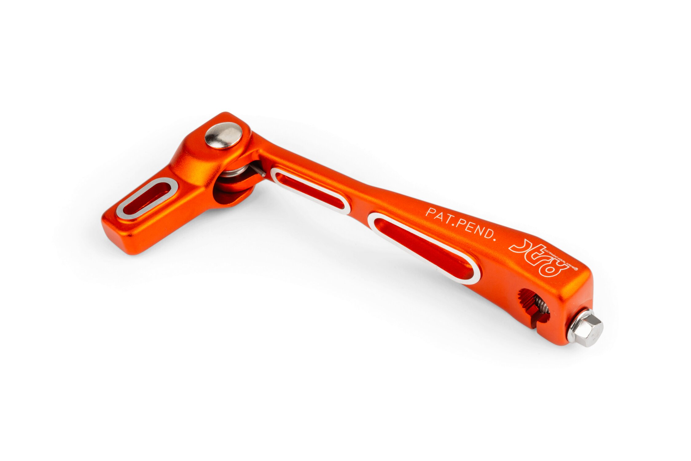 Sélecteur de vitesse AM6 STR8 Lighty alu Orange