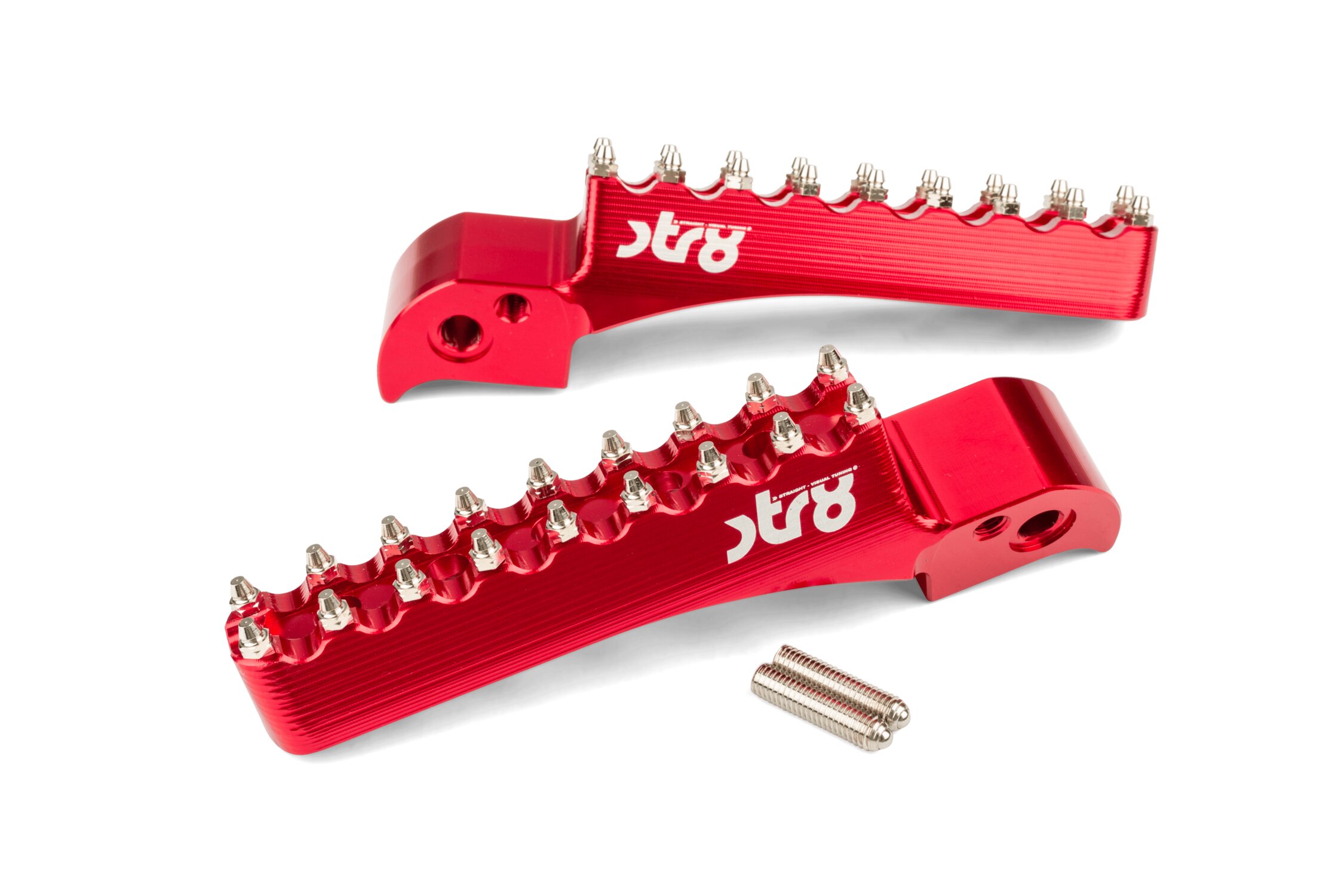 Str8 Cale pied passager MX Evo Beta RR 50 av. 21 CNC Rouge x2
