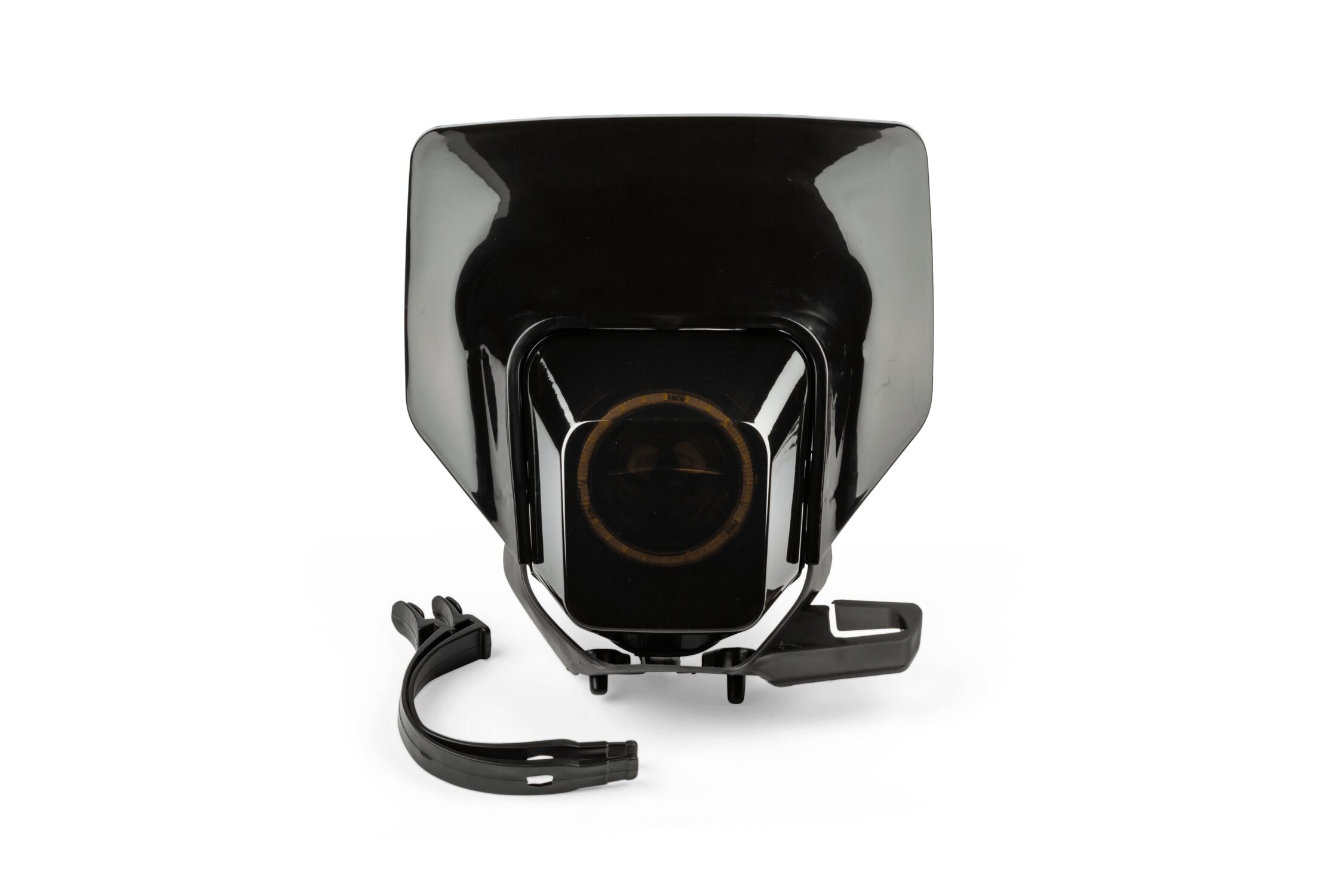 Str8 Plaque phare teinté type Husqvarna à LED Noir