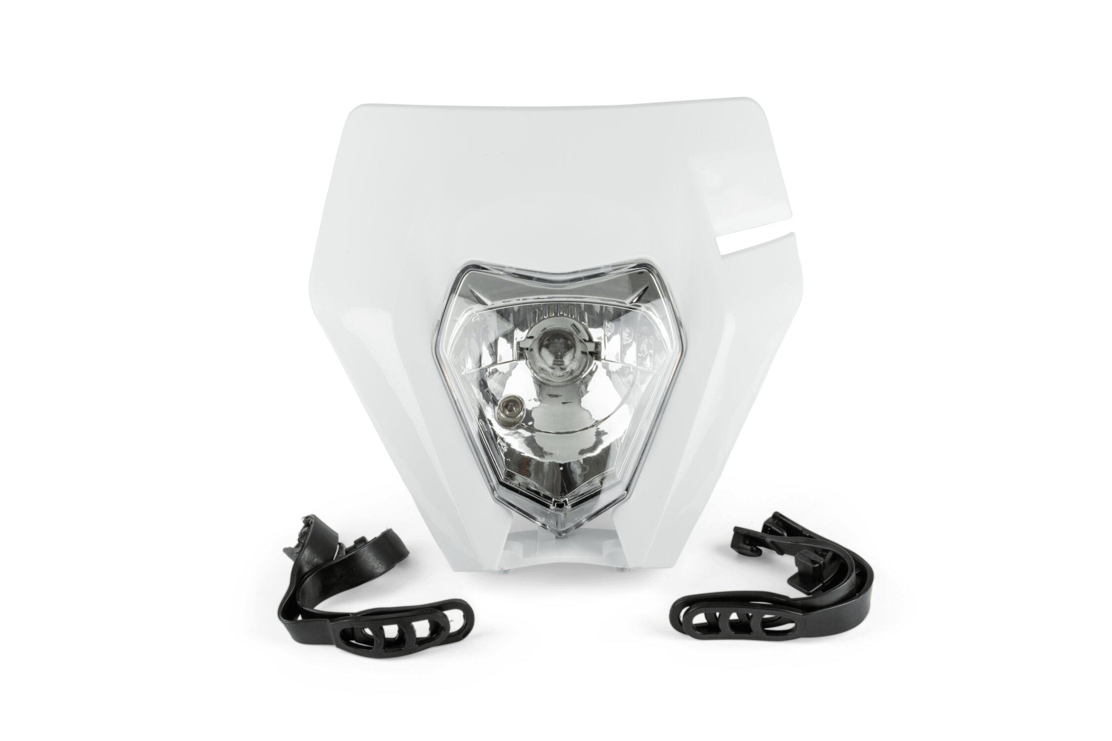 Plaque phare STR8 type KTM EXC Blanc