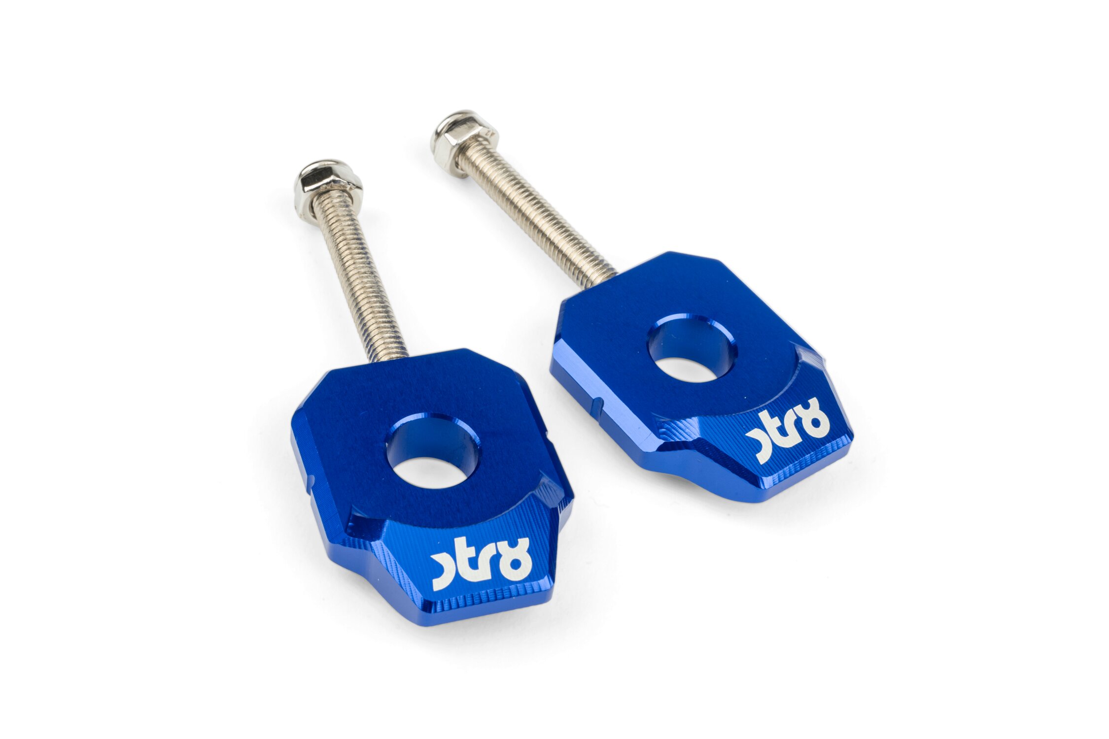 Tendeur de chaîne STR8 Derbi 12mm Bleu (x2)