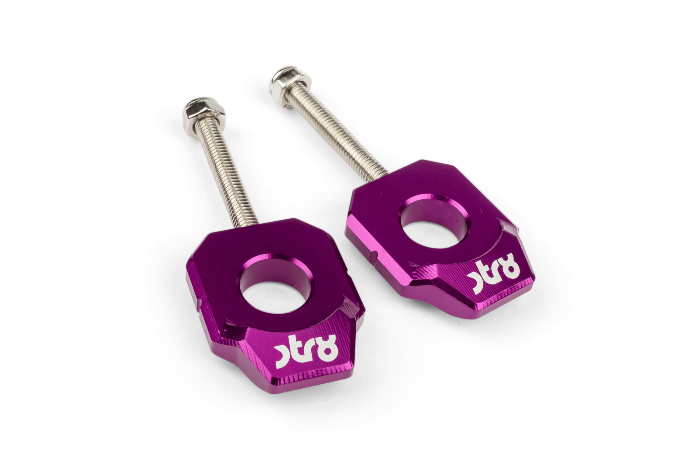 Tendeur de chaîne STR8 Derbi 15mm Violet (x2)