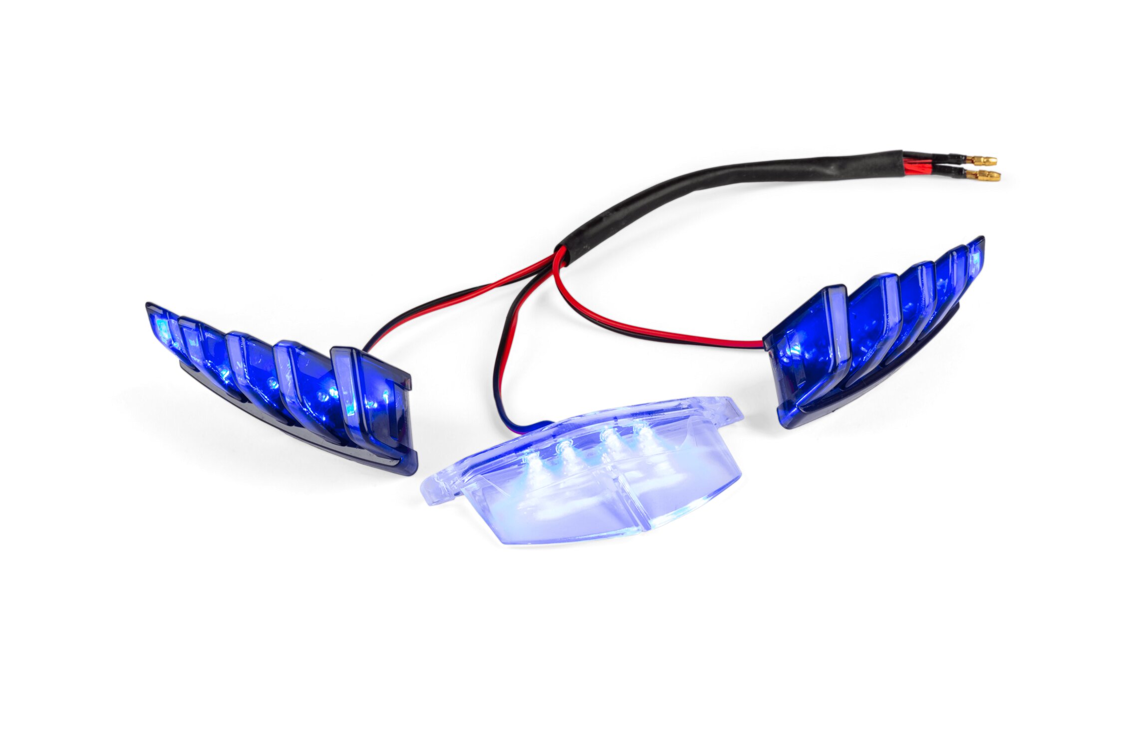 Led STR8 grille de radiateur Piaggio Zip SP2 Bleu
