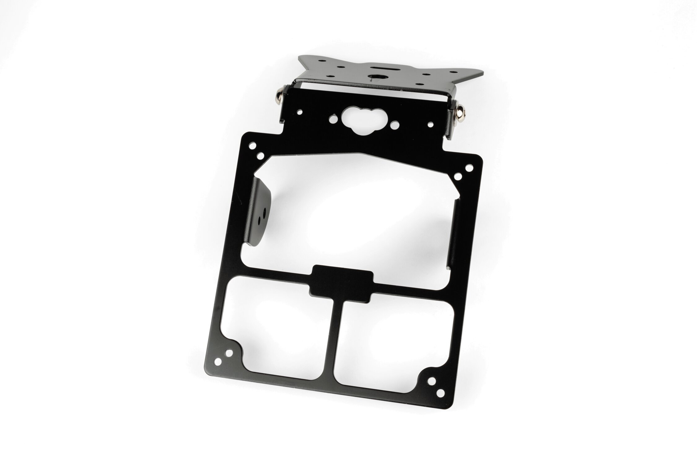 Support de plaque STR8 orientable Alu noir