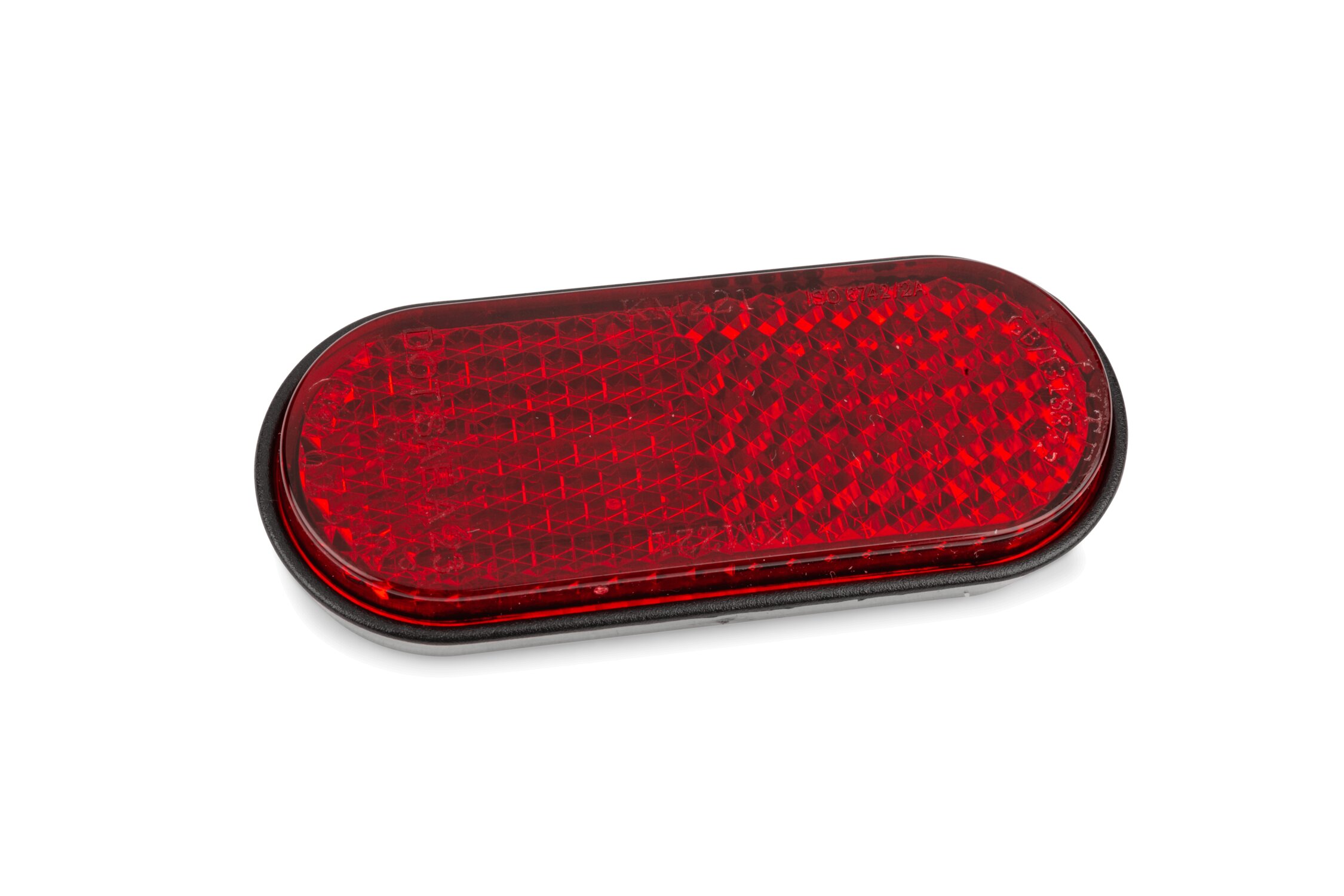 Catadioptre STR8 rouge auto-adhésif 55x20mm