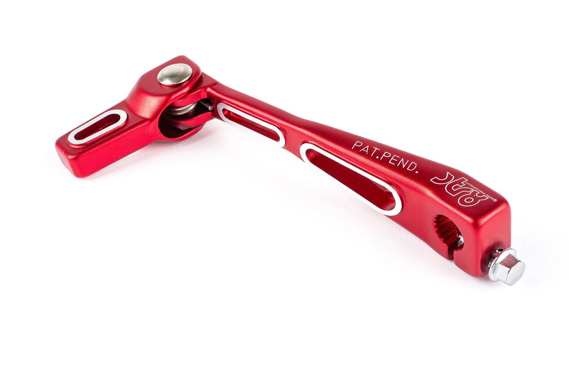 Sélecteur de vitesse AM6 Lighty alu rouge