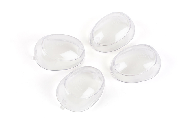 Cabochons de clignotants AV - AR transparent MBK Booster / Bw's ap.2004