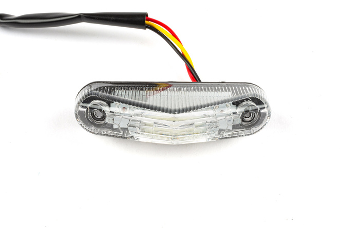 Feu arrière universel à LED et éclairage de plaque CE transparent