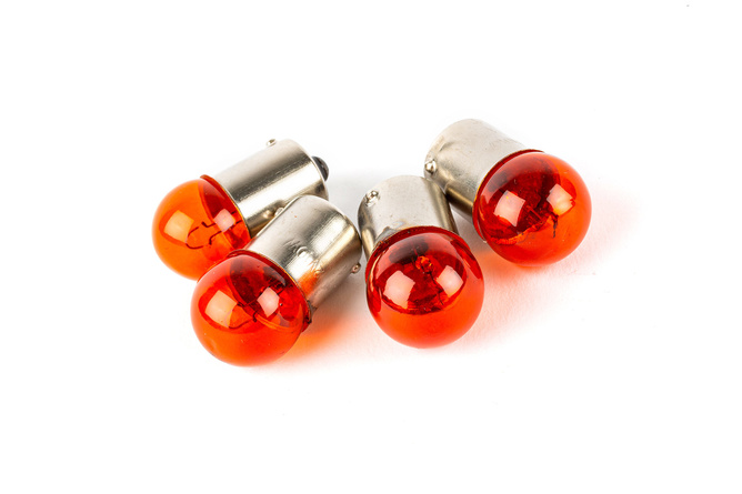 Ampoules clignotants 12V - 10W BA15S Orange