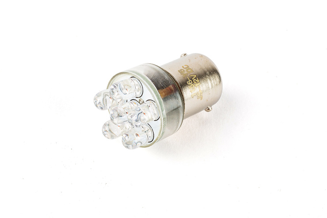 Ampoule à LED clignotant 12V - 10W BA15S Orange