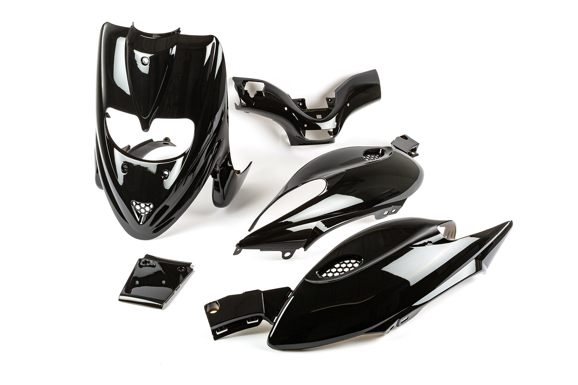 Kit carénage Gilera Stalker 5 pièces Noir