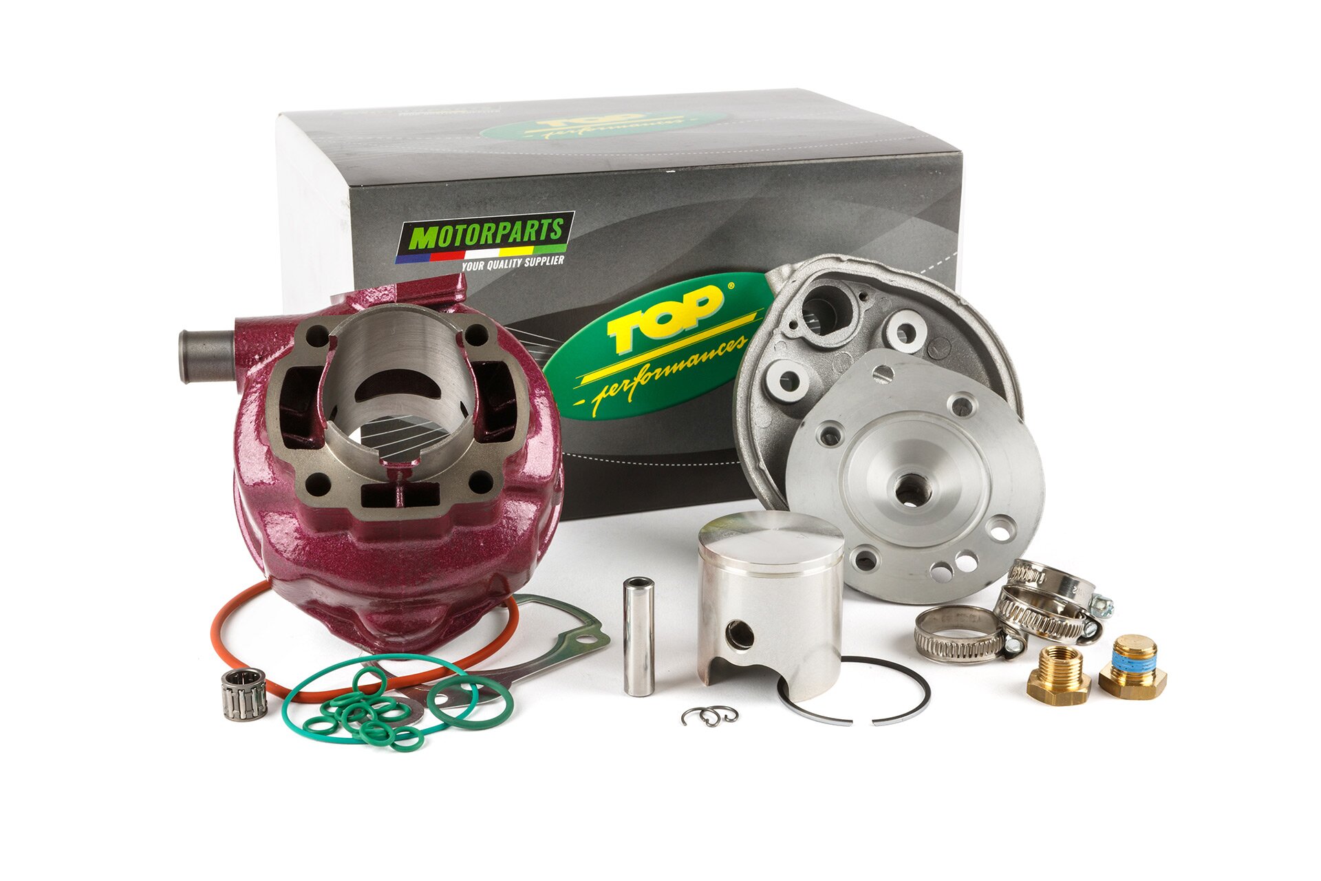 Kit cylindre Top Perf Rose 70 culasse bipartie MBK Nitro