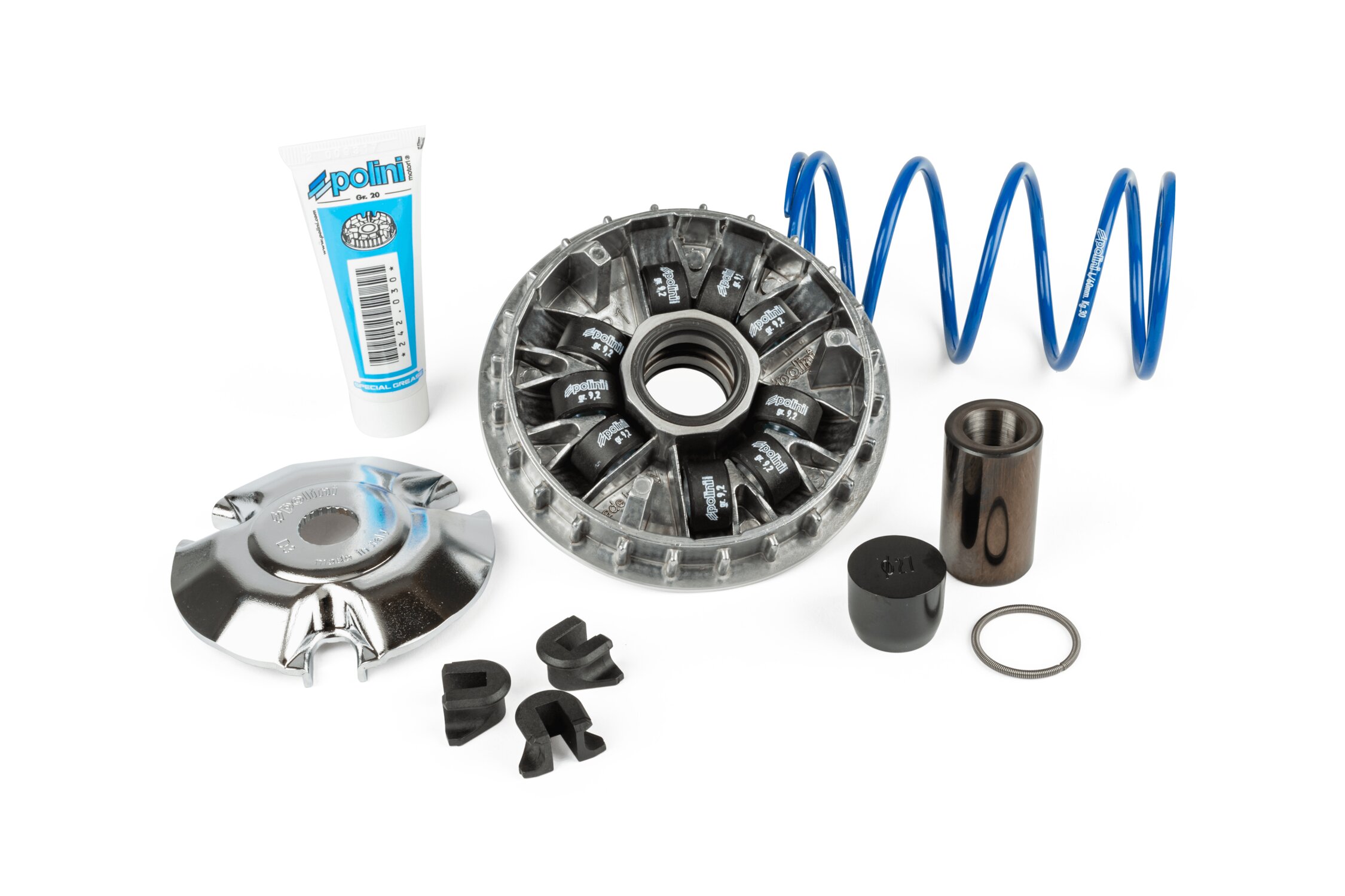 Variateur Polini Maxi Hi-Speed 9 galets Piaggio MP3 250cc / Vespa 250 GTS