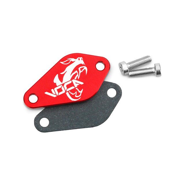 Couvercle de pompe à huile VOCA Style, Minarelli AM6, Derbi, rouge