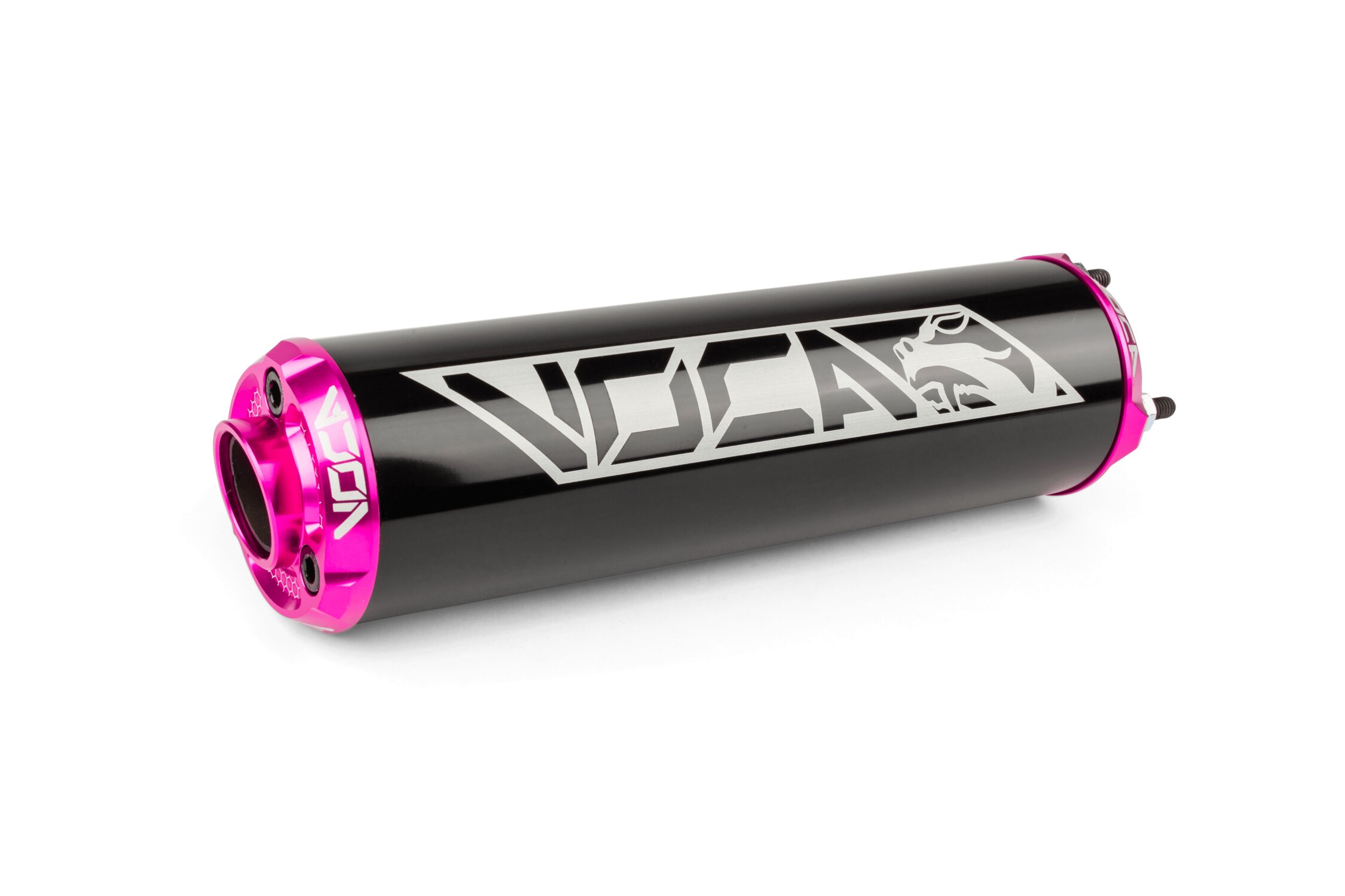 Silencieux Voca Alu CNC Noir et Rose