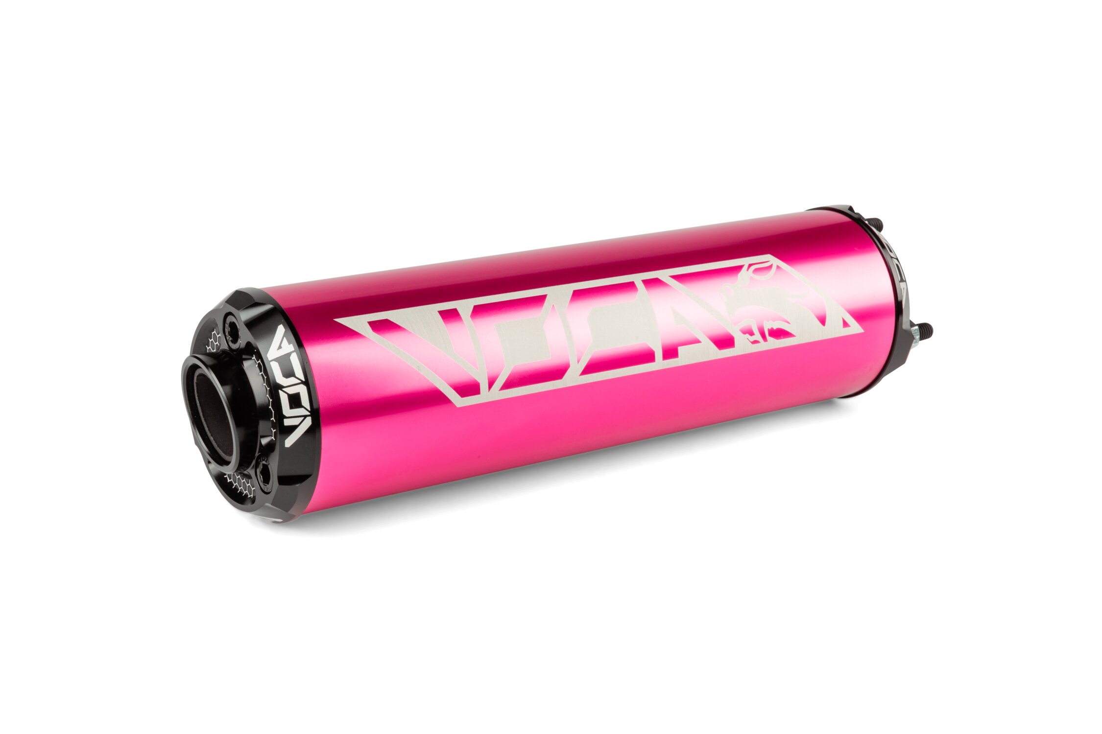 Silencieux Voca Alu CNC Rose et Noir