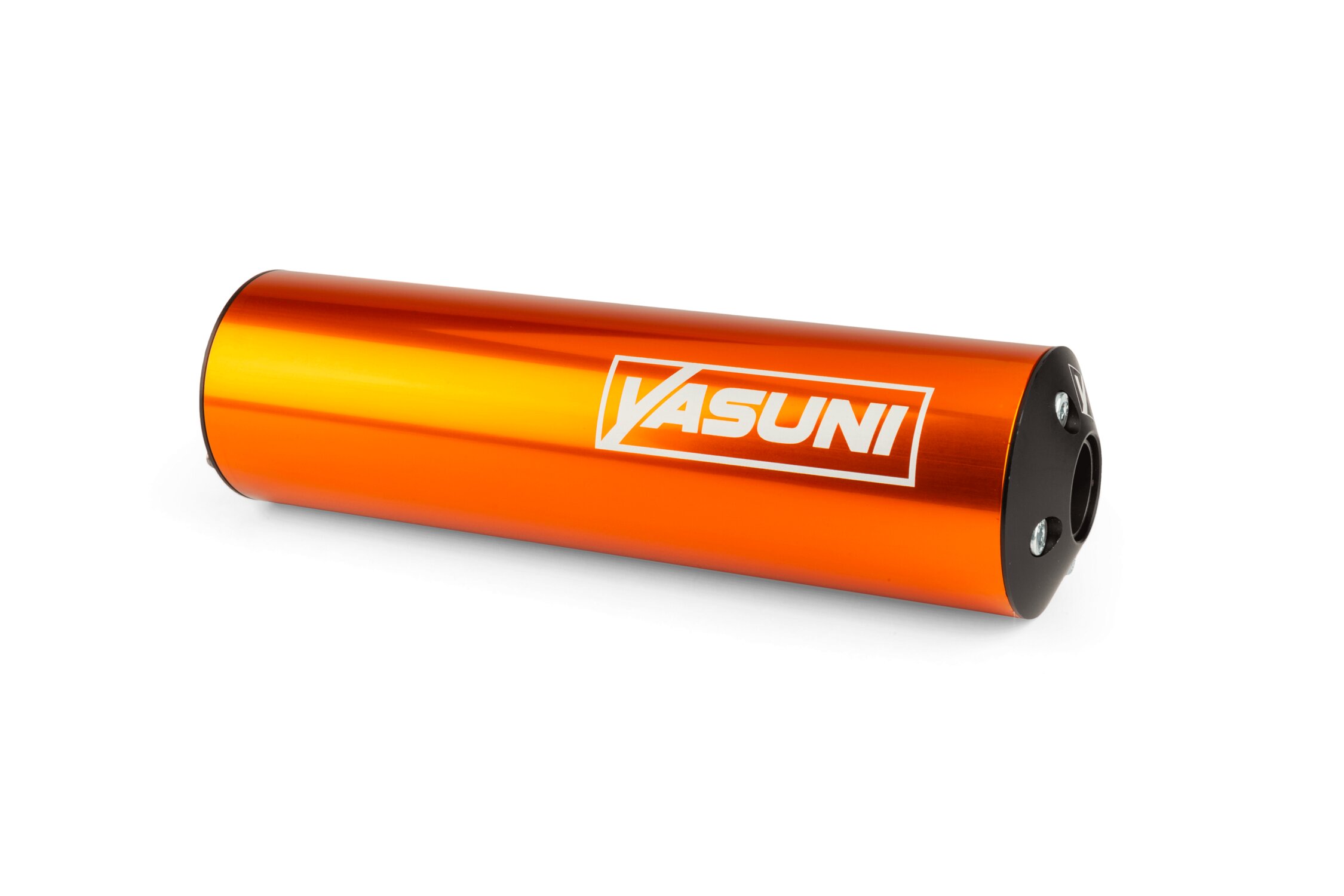 Silencieux Yasuni Moto 50 Noir / Orange (passage à gauche)