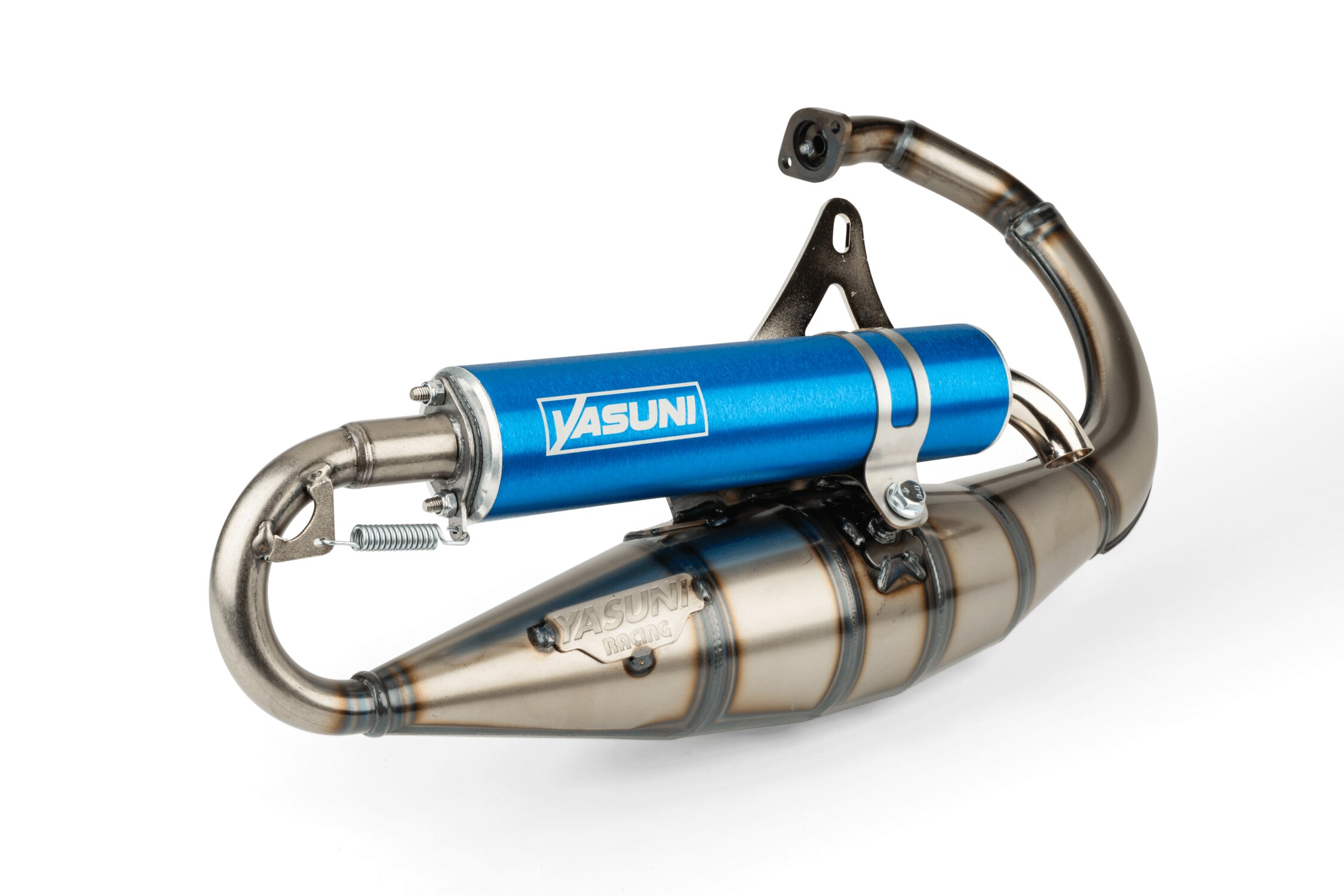 Pot d'Ã©chappement Yasuni R bleu Booster/Stunt/BW'S