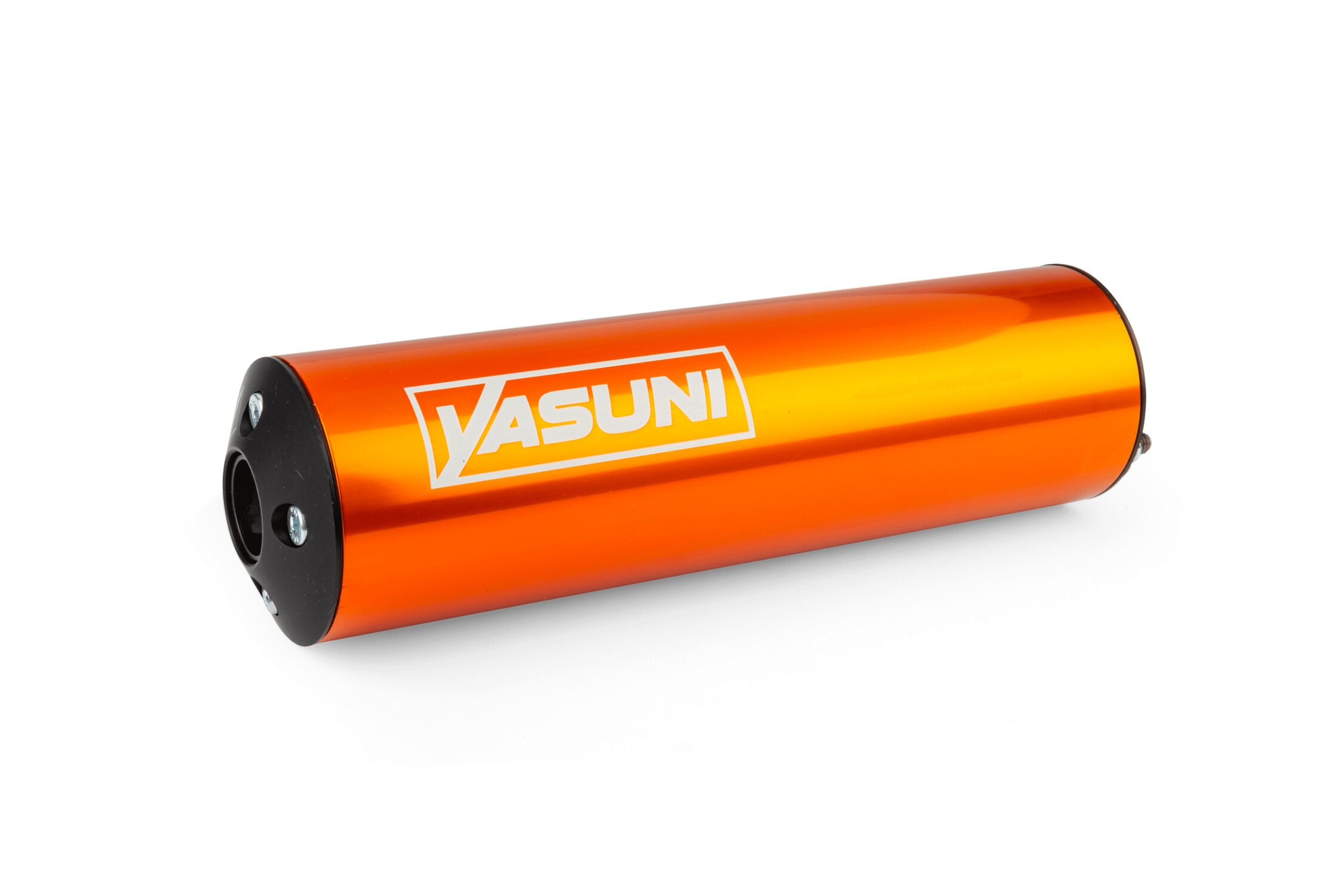 Silencieux Yasuni Moto 50 Noir / Orange (passage à droite)