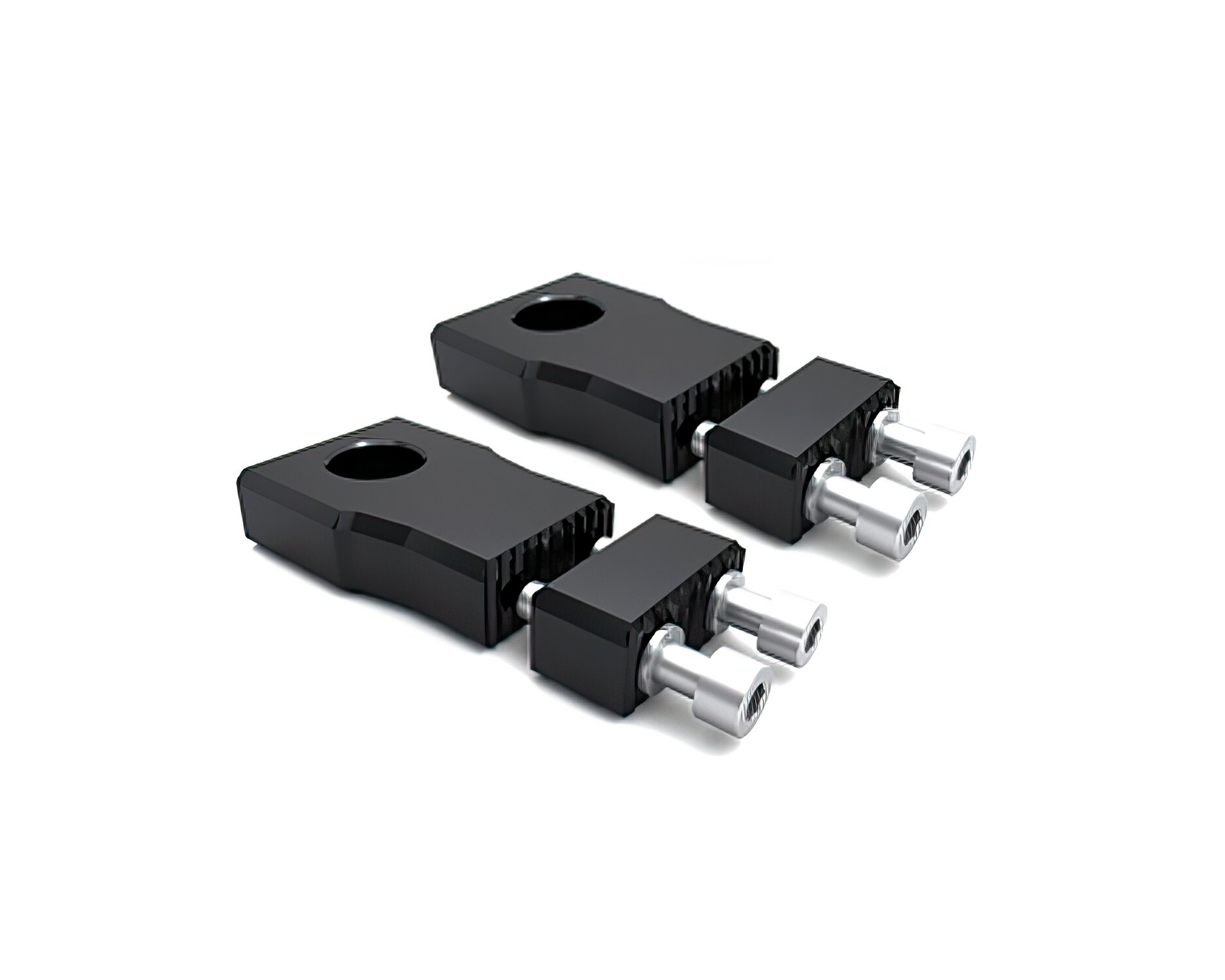 Pontets de guidon ajustable d.22mm - 75mm Noir