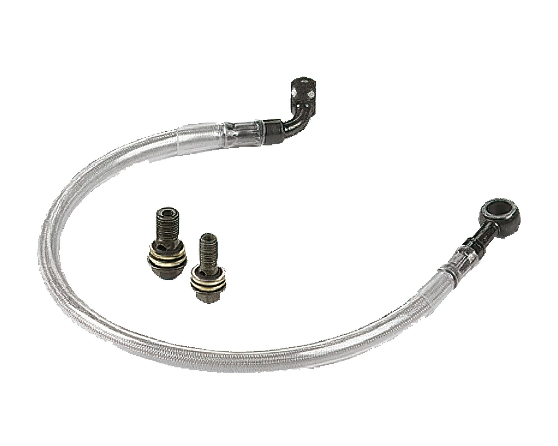 Durite de frein arrière 515mm - banjo 10/10mm Pit Bike YCF Bigy Factory / SP3