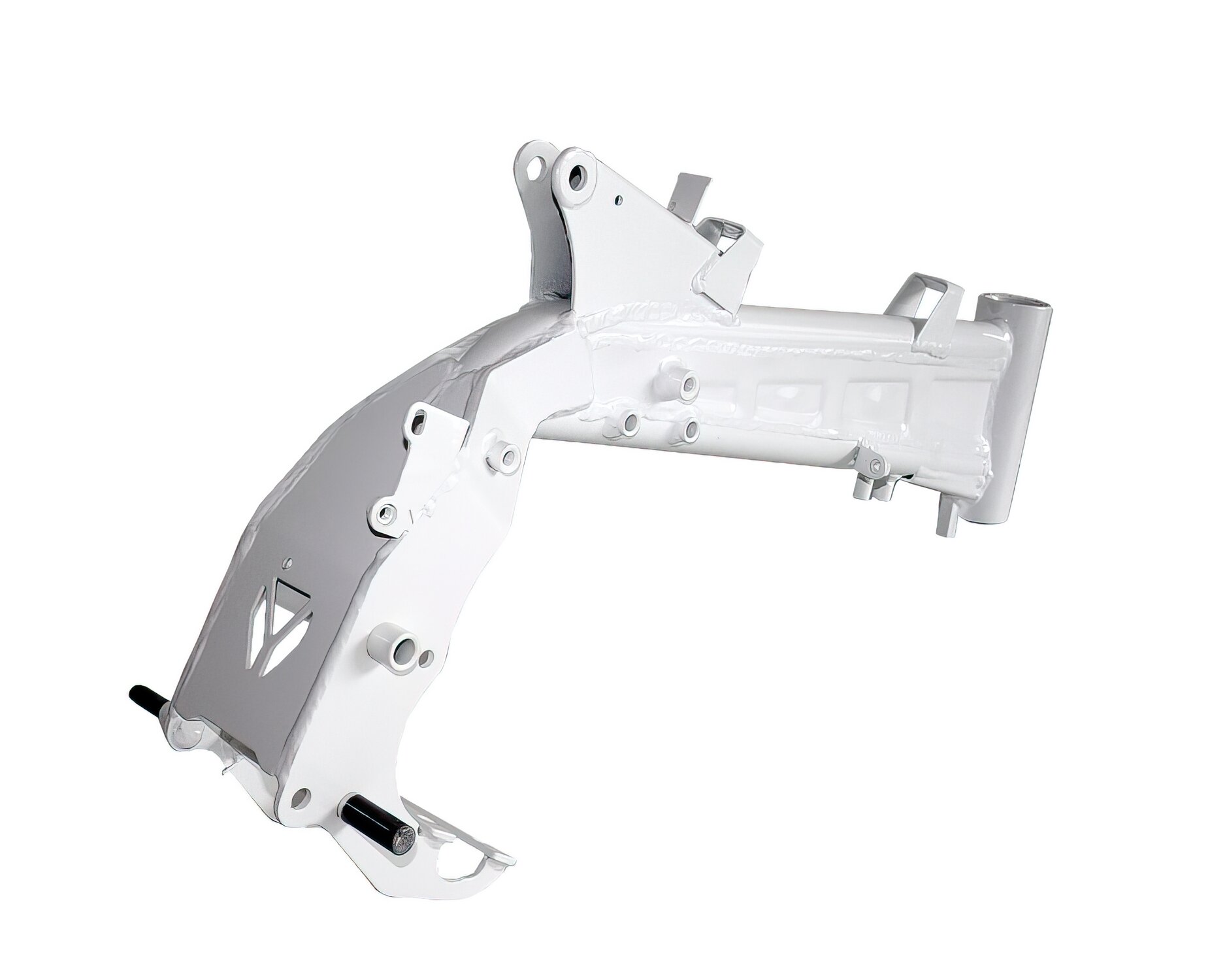 Cadre complet blanc /pattes noires + 6mm Pit Bike YCF Start F125S / F125 2020