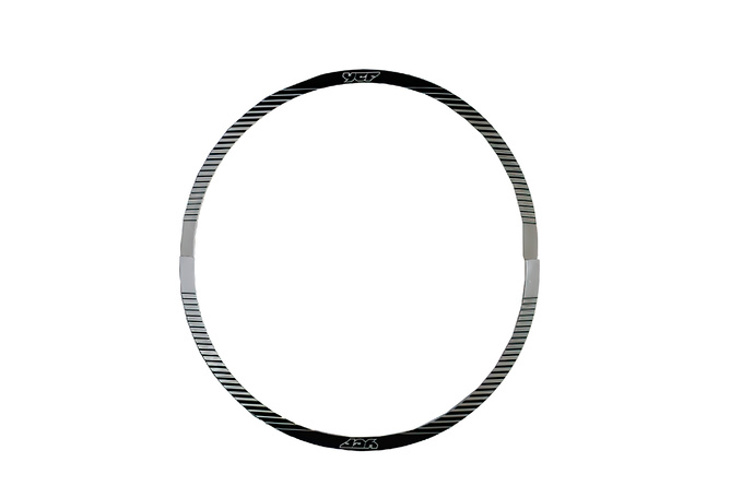 Autocollants (x4) de jante 12 - 0,3 mm YCF noir