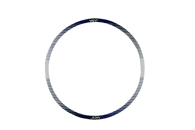 Autocollants (x4) de jante 12 - 0,3 mm YCF bleu