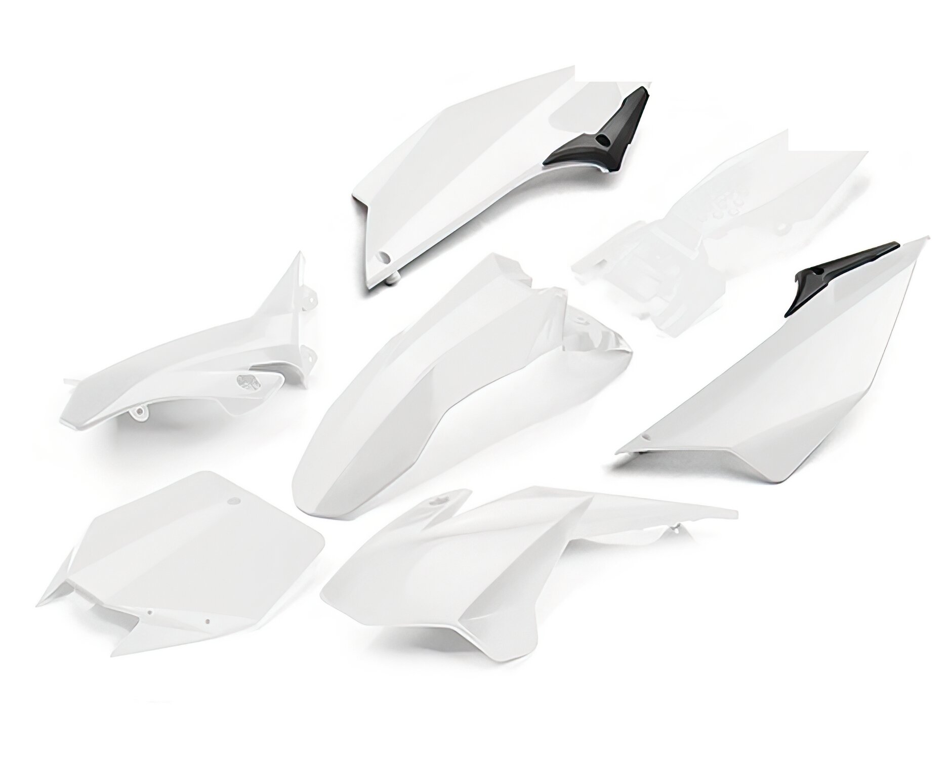 Kit plastique Blanc Pit Bike YCF Pilot 2016 - 2017