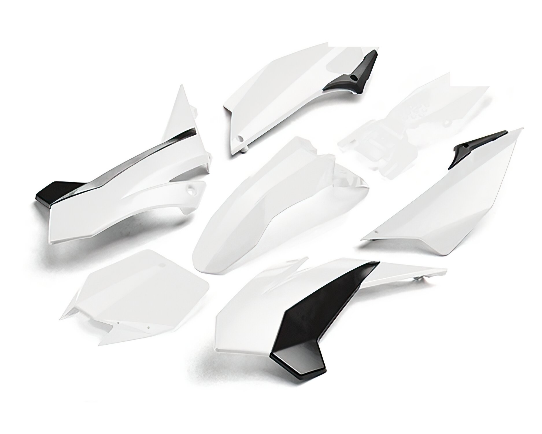 Kit plastique Blanc Pit Bike YCF Pilot ap. 2018 / Factory SP après 2017